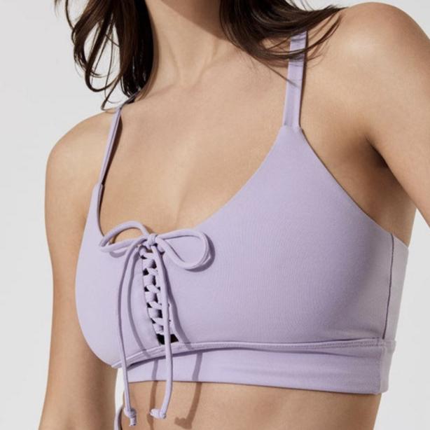 フロントリボン スポーツブラ