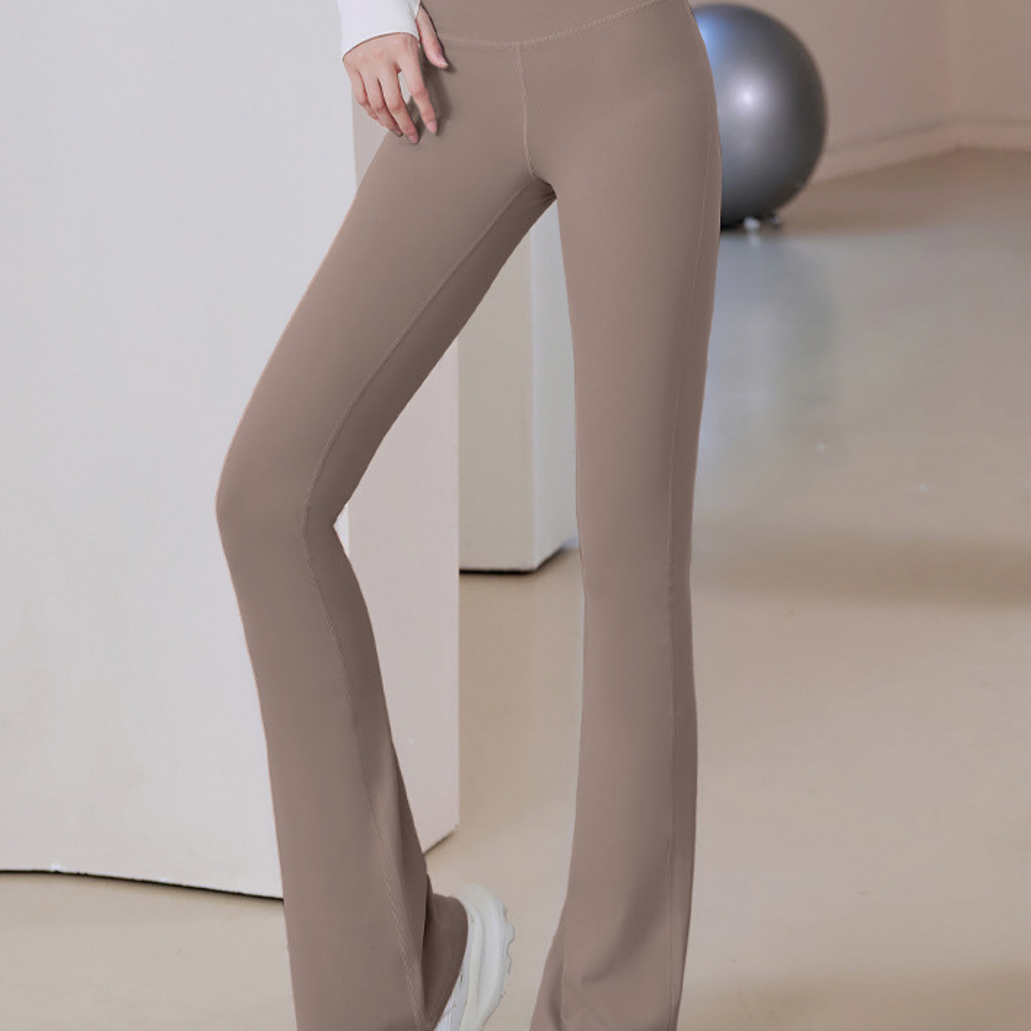 ベーシックフレアパンツ S~3XL