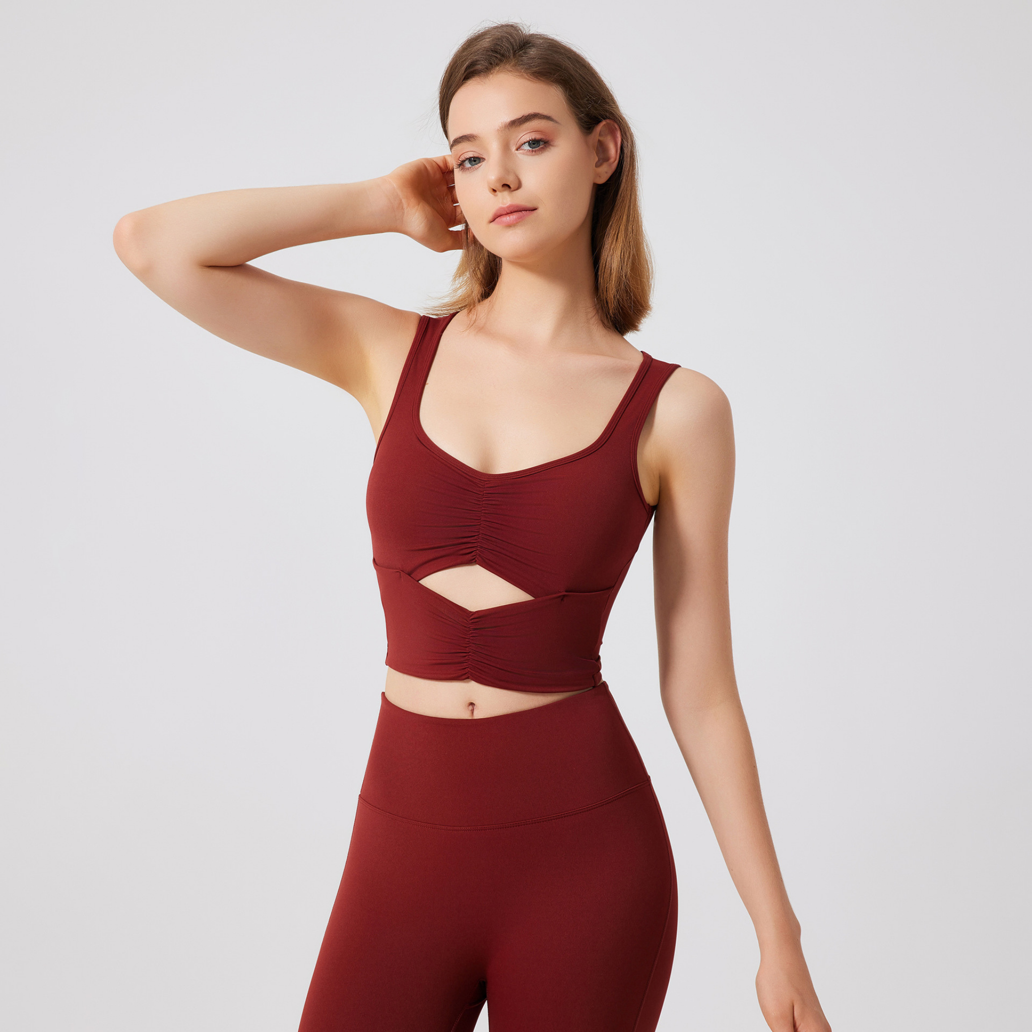 バタフライプリーツ スポーツブラ