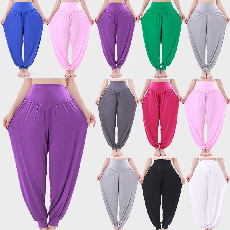 ハーレムパンツ ゆったりロング 16色