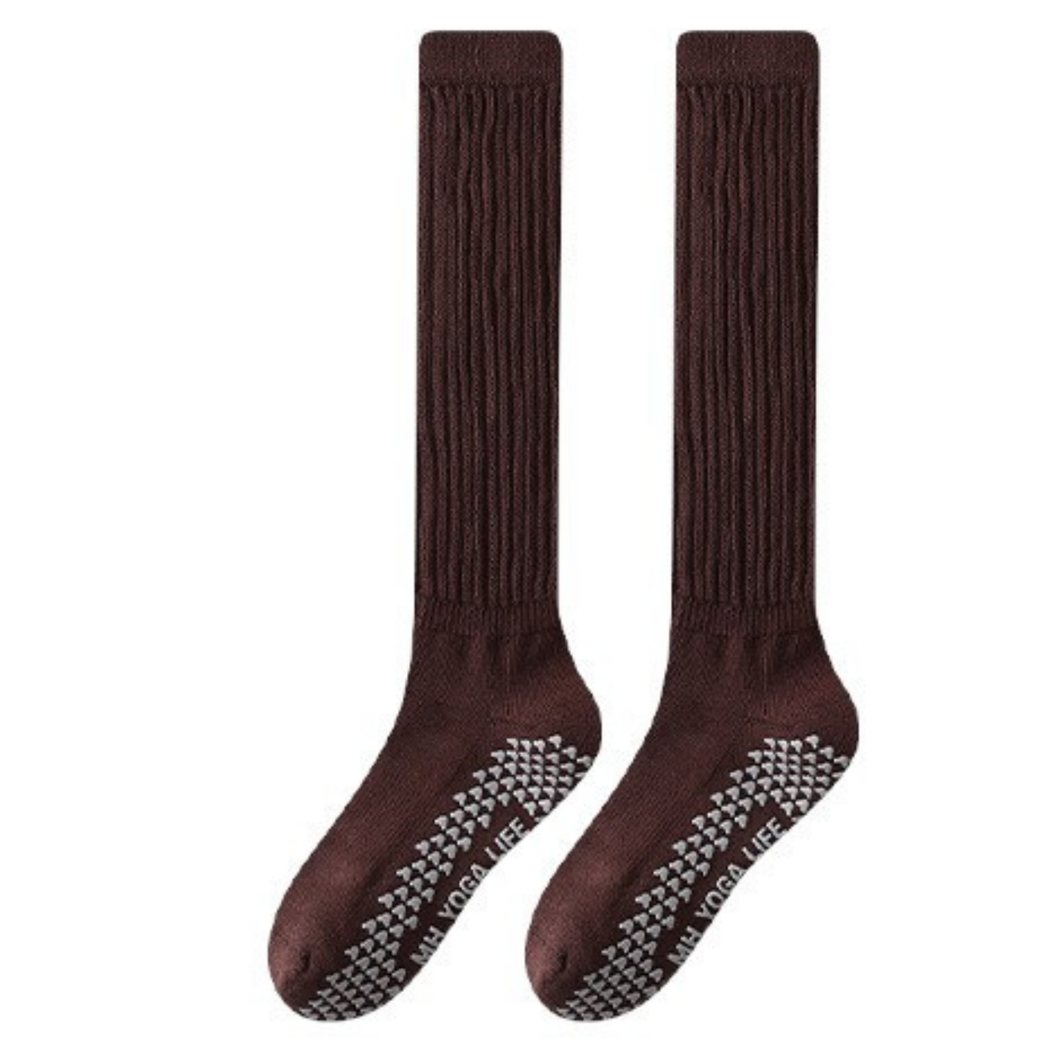 厚手 滑り止め付き ハイソックス