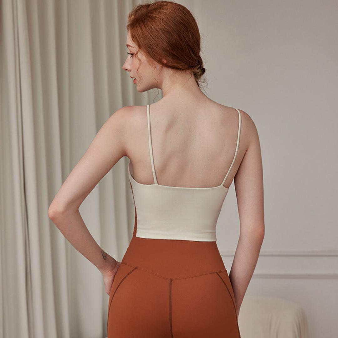 バイカラーブラトップ&ウエストVラインレギンス セットアップ