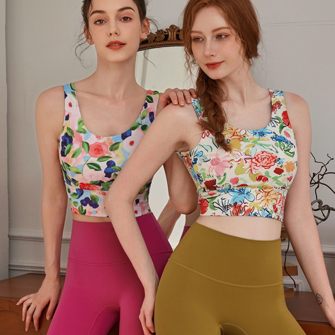 フラワーグラデーションブラトップ セットアップ