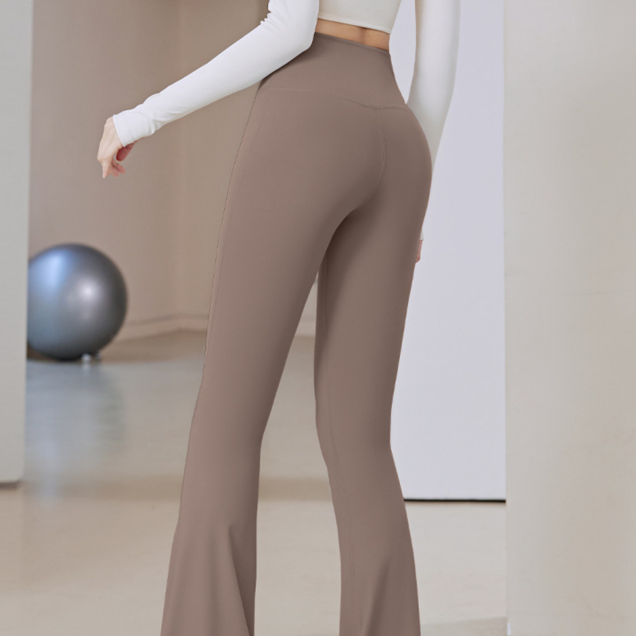 ベーシックフレアパンツ  S~3XL