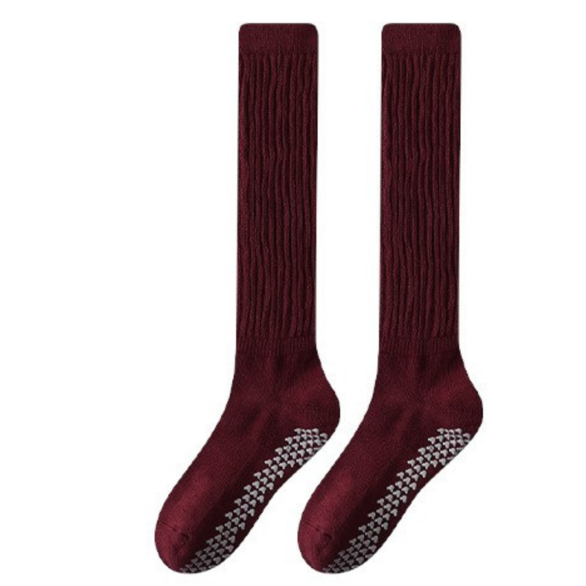 厚手 滑り止め付き ハイソックス