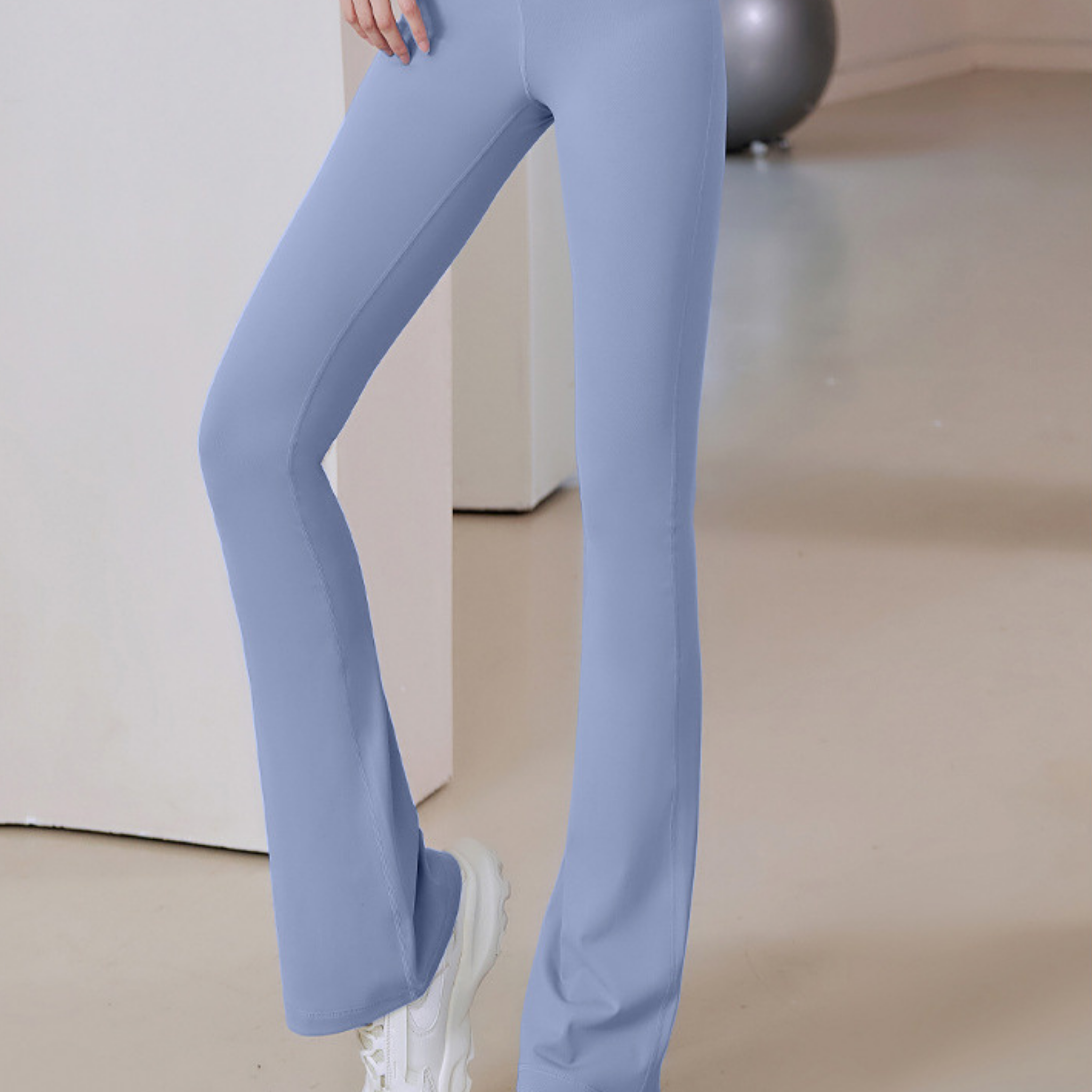 ベーシックフレアパンツ S~3XL