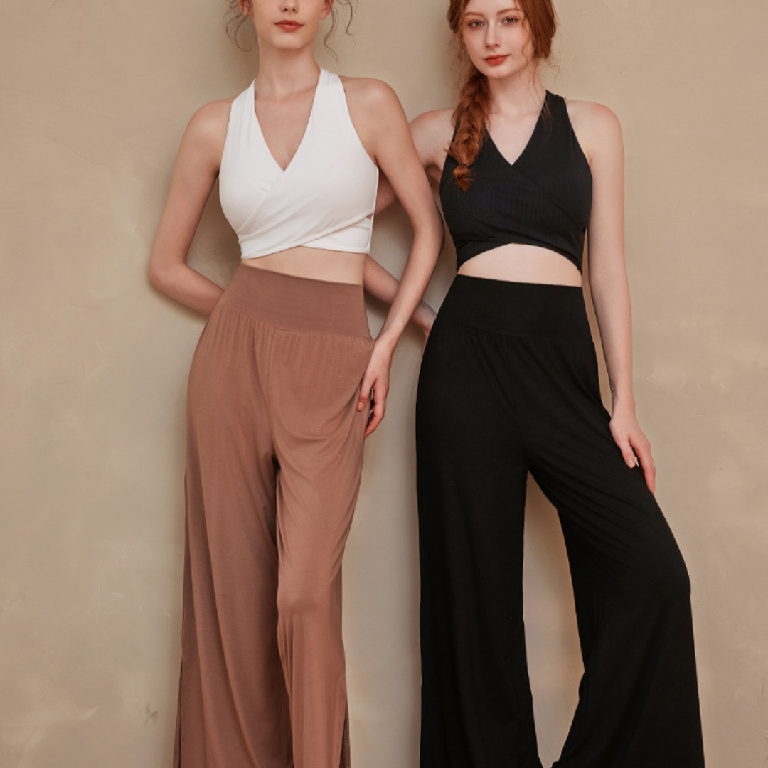 フロントクロスブラトップ&ワイドパンツ セットアップ