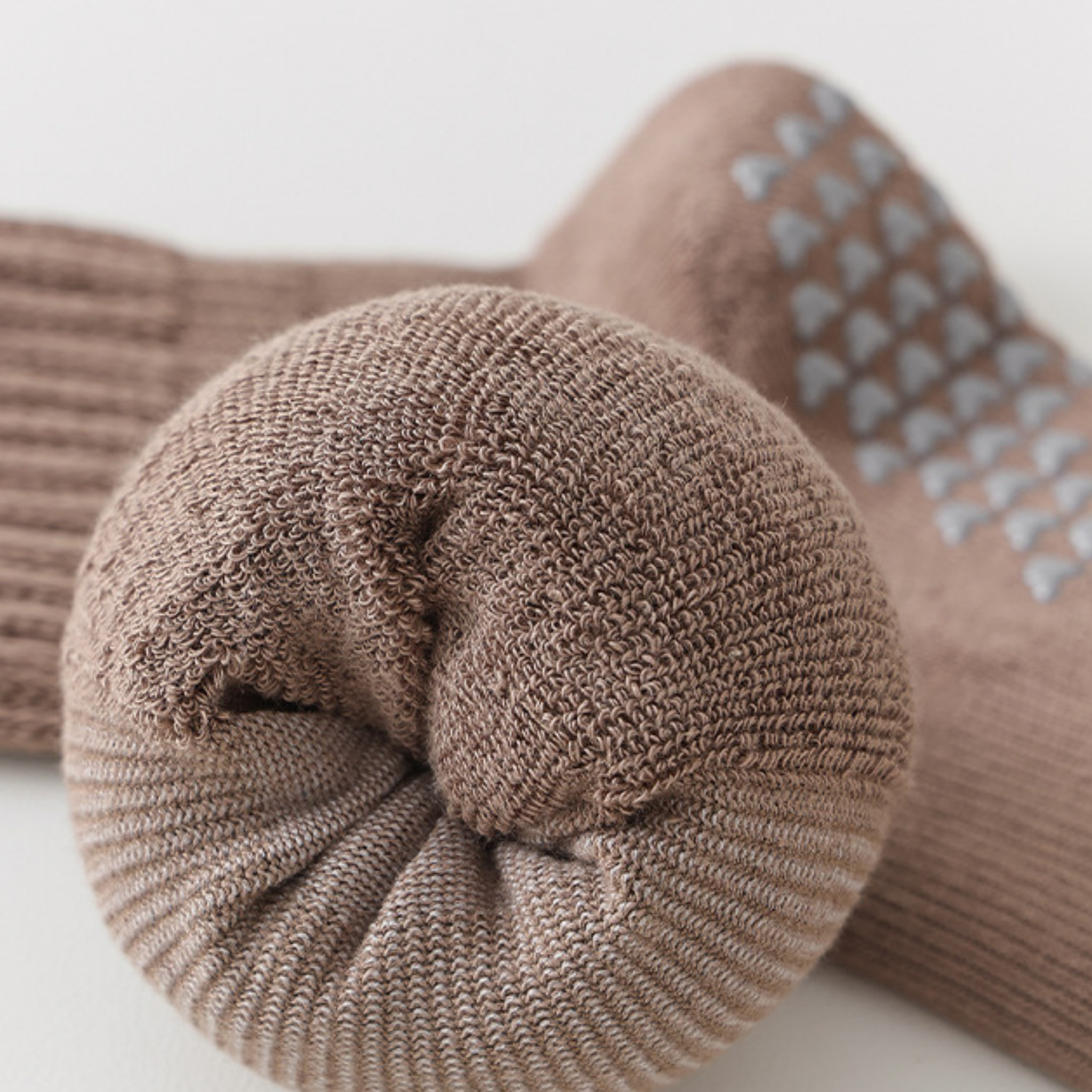 厚手 滑り止め付き ハイソックス