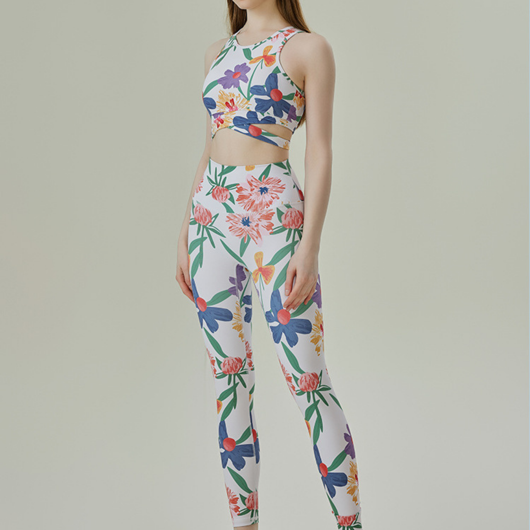 5pattern スポーツブラ&レギンスセット