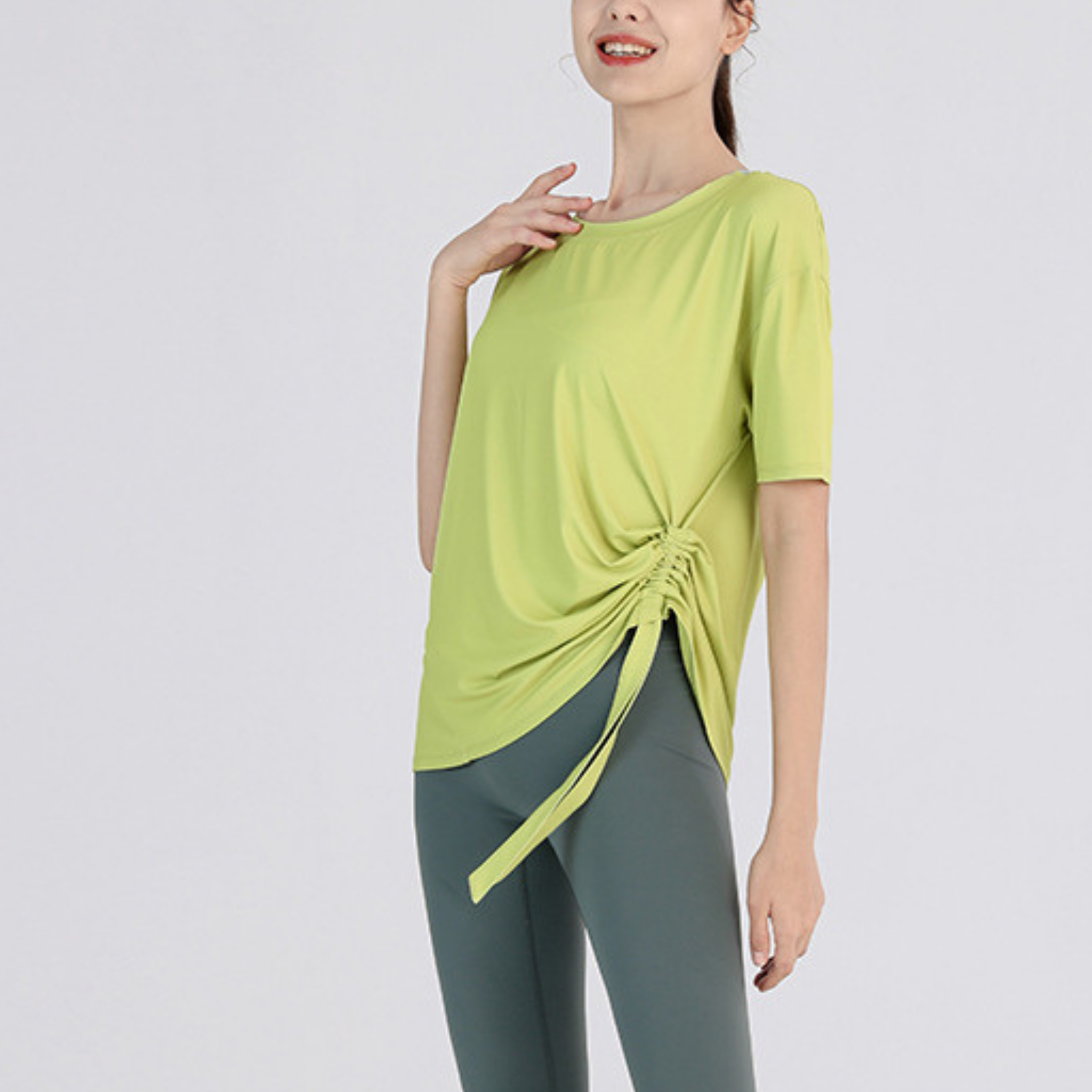 ドローストリング リラックスフィット Tシャツ