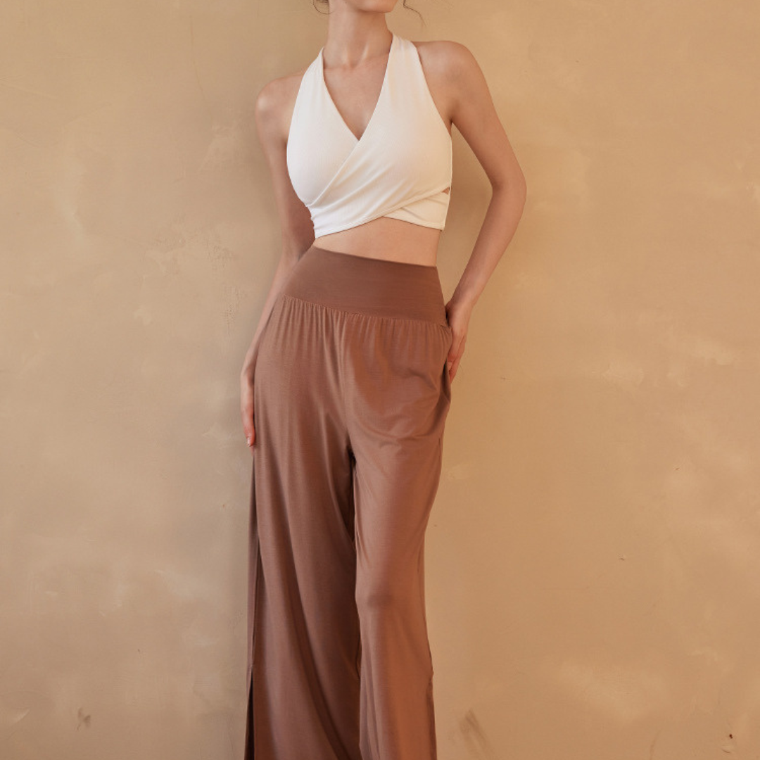 フロントクロスブラトップ&ワイドパンツ セットアップ