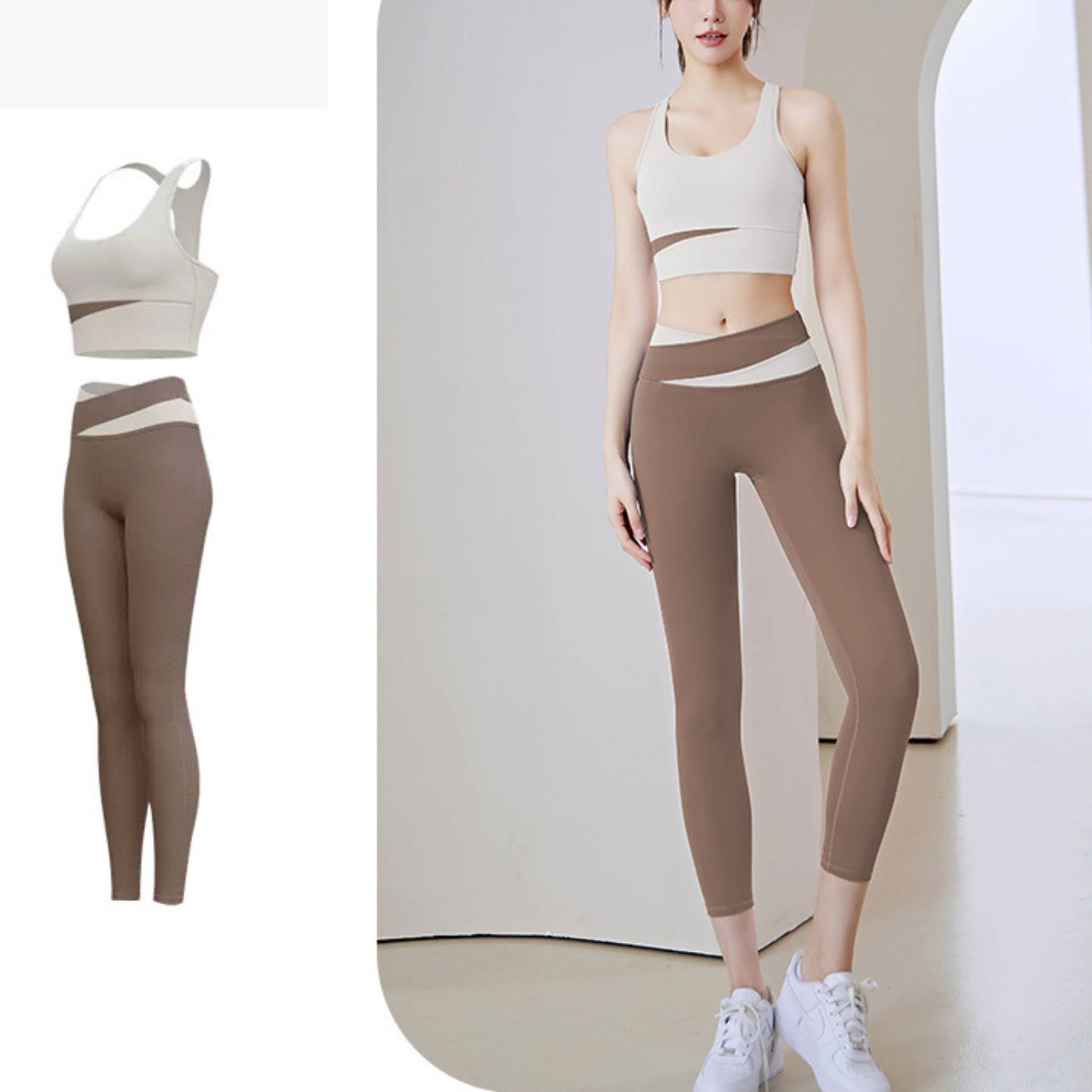 シャープライン ブラトップ&レギンス セットアップ