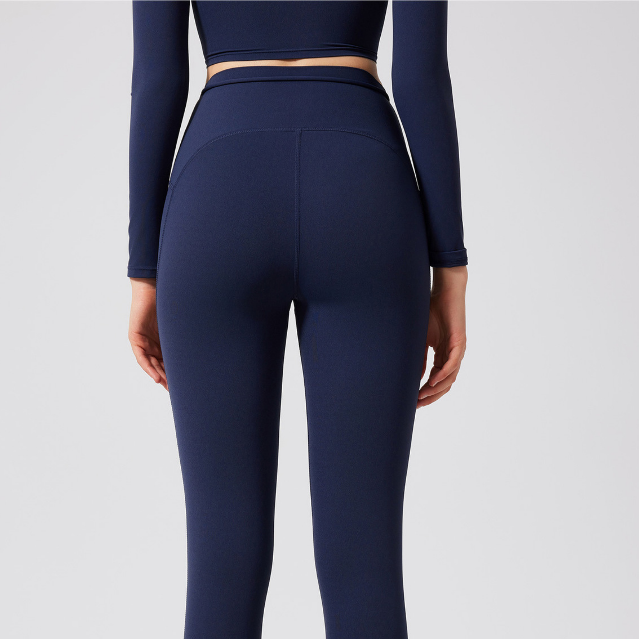 Vフロント ロープデザイン レギンス