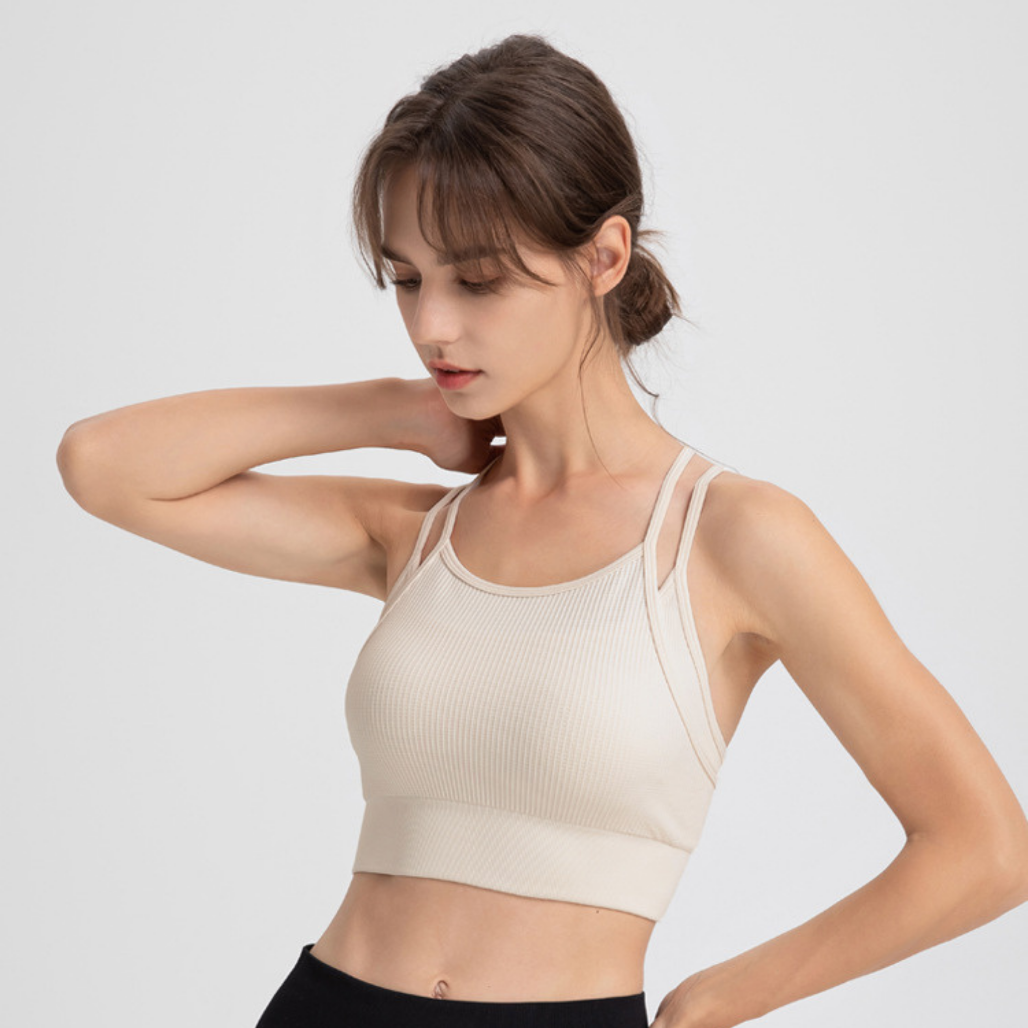 NEW ダブルストラップ デザインブラトップ