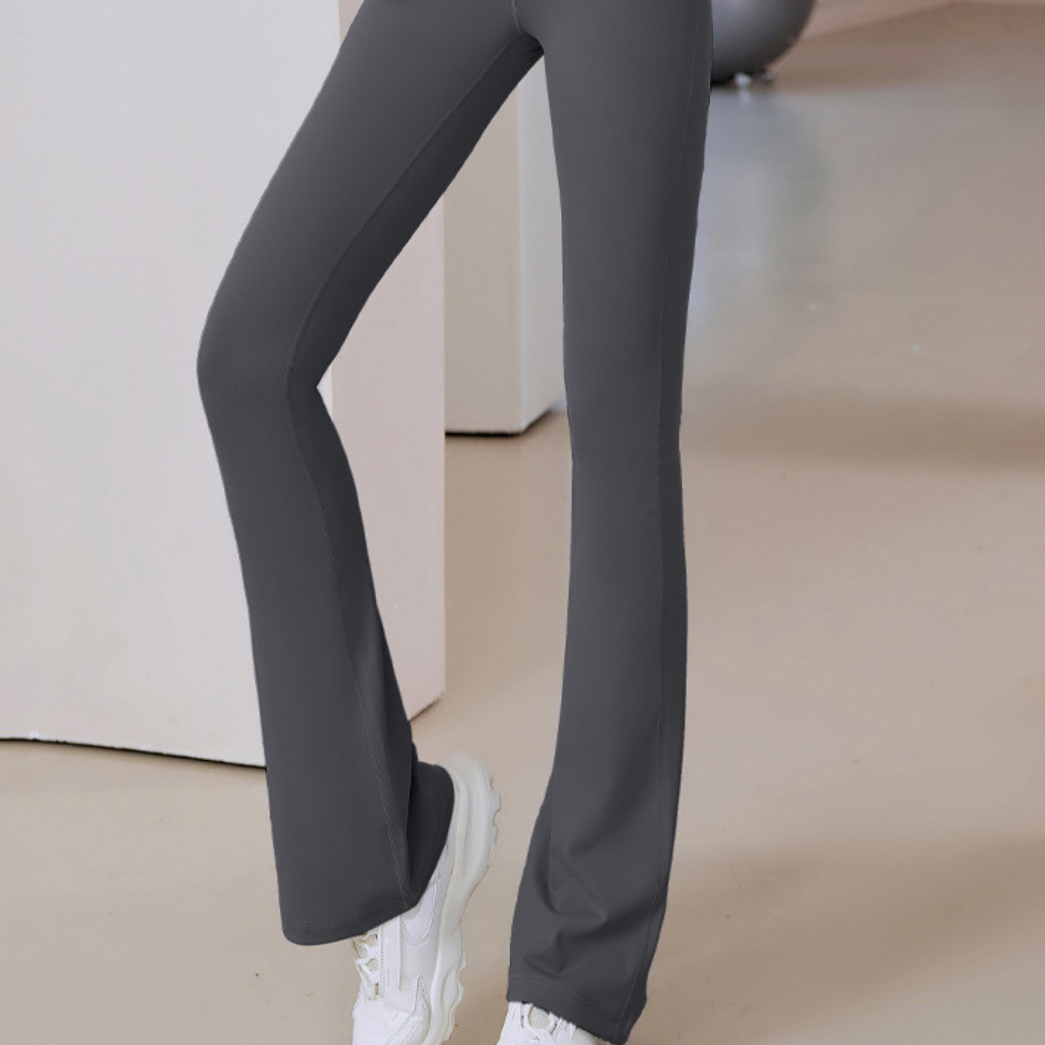 ベーシックフレアパンツ S~3XL