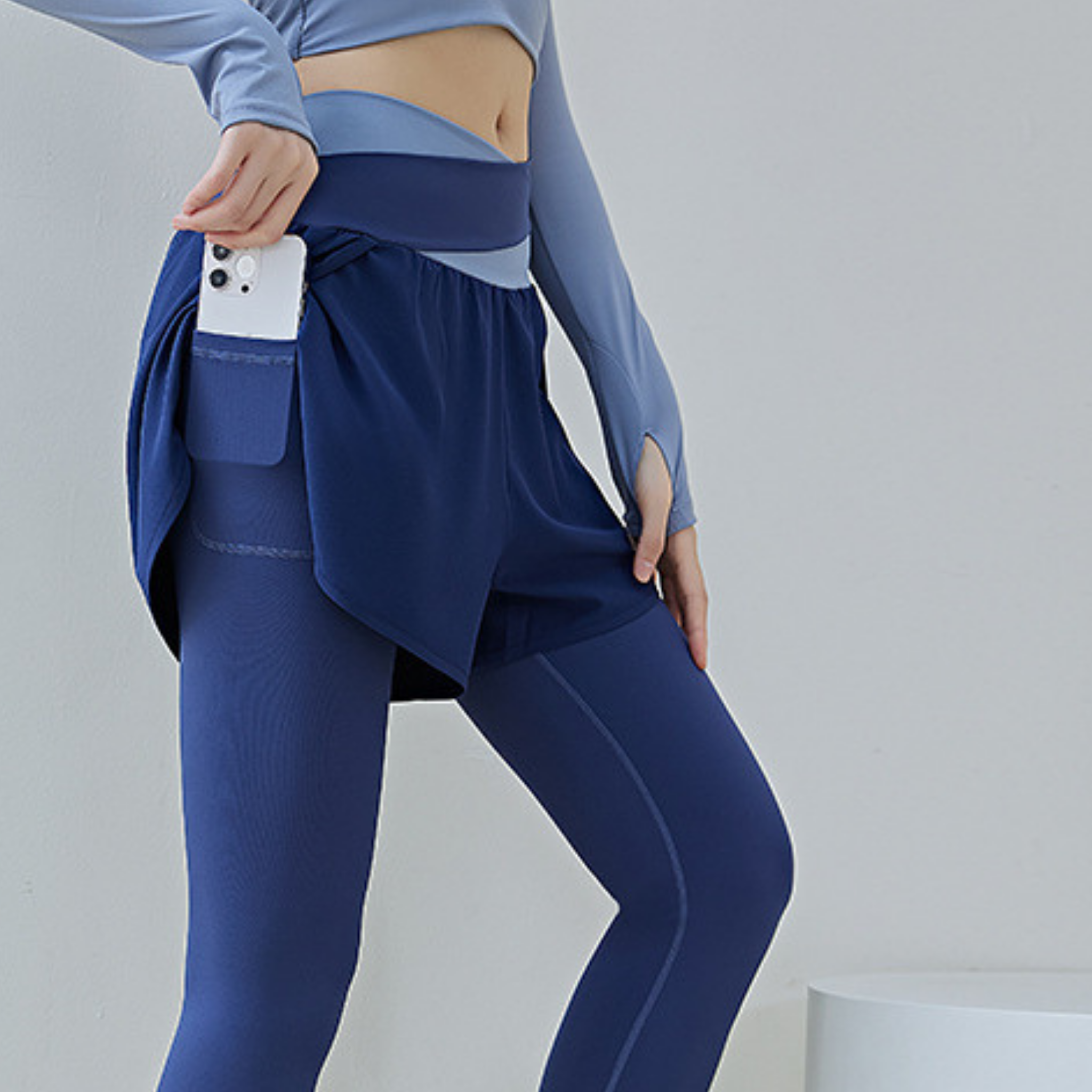 シャープライン ツーピース ハイウエスト レギンス