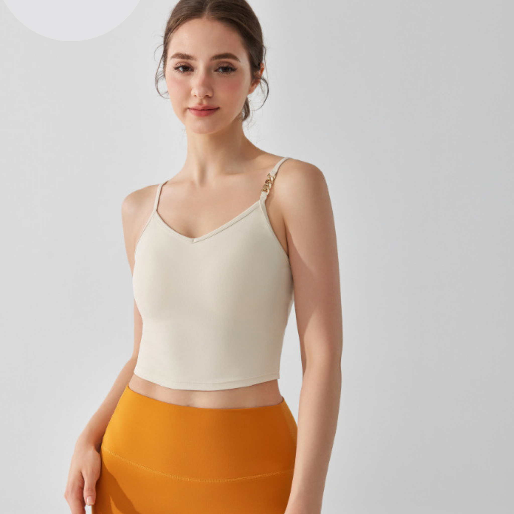 ワンポイントチェーン Uバック スポーツブラ