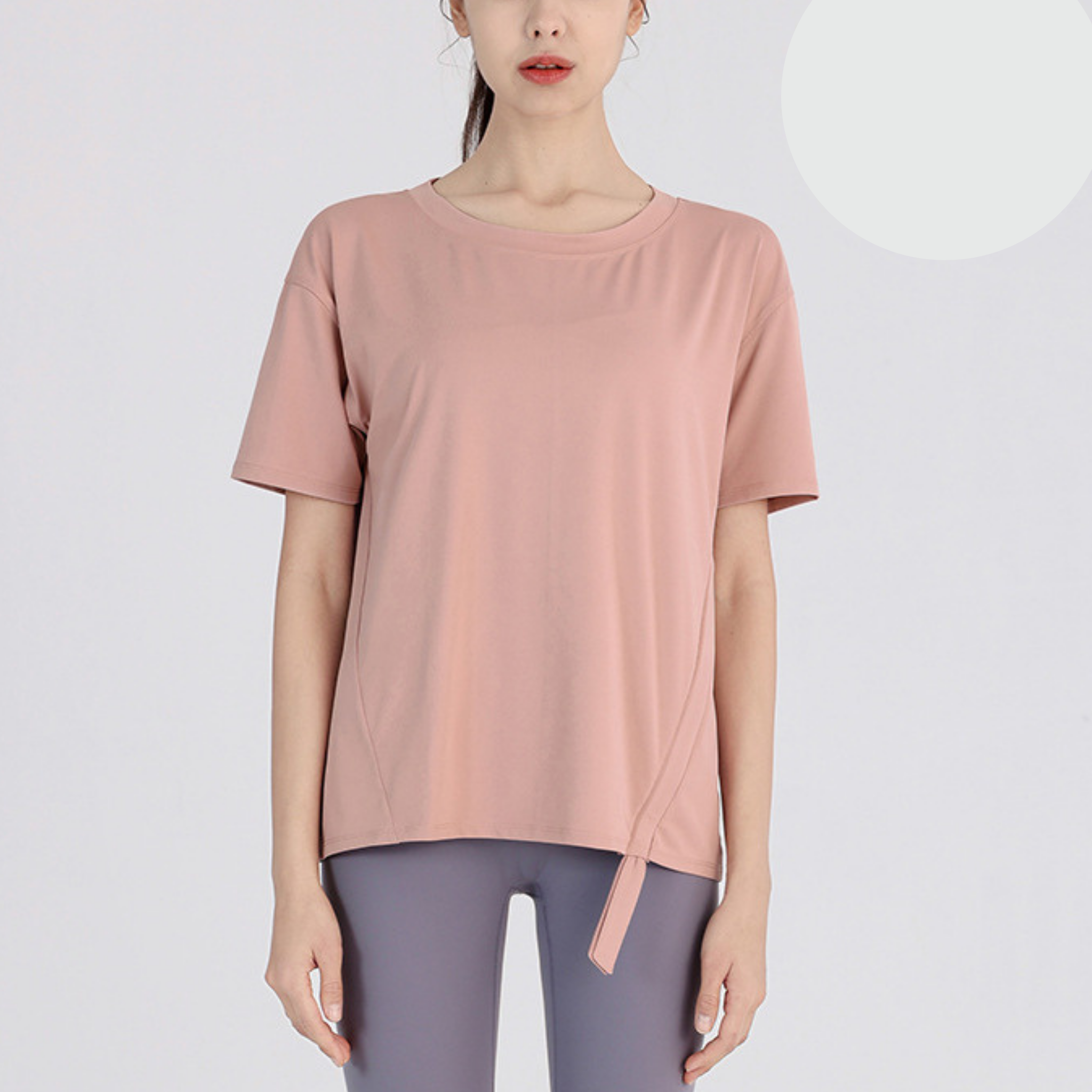 ドローストリング リラックスフィット Tシャツ