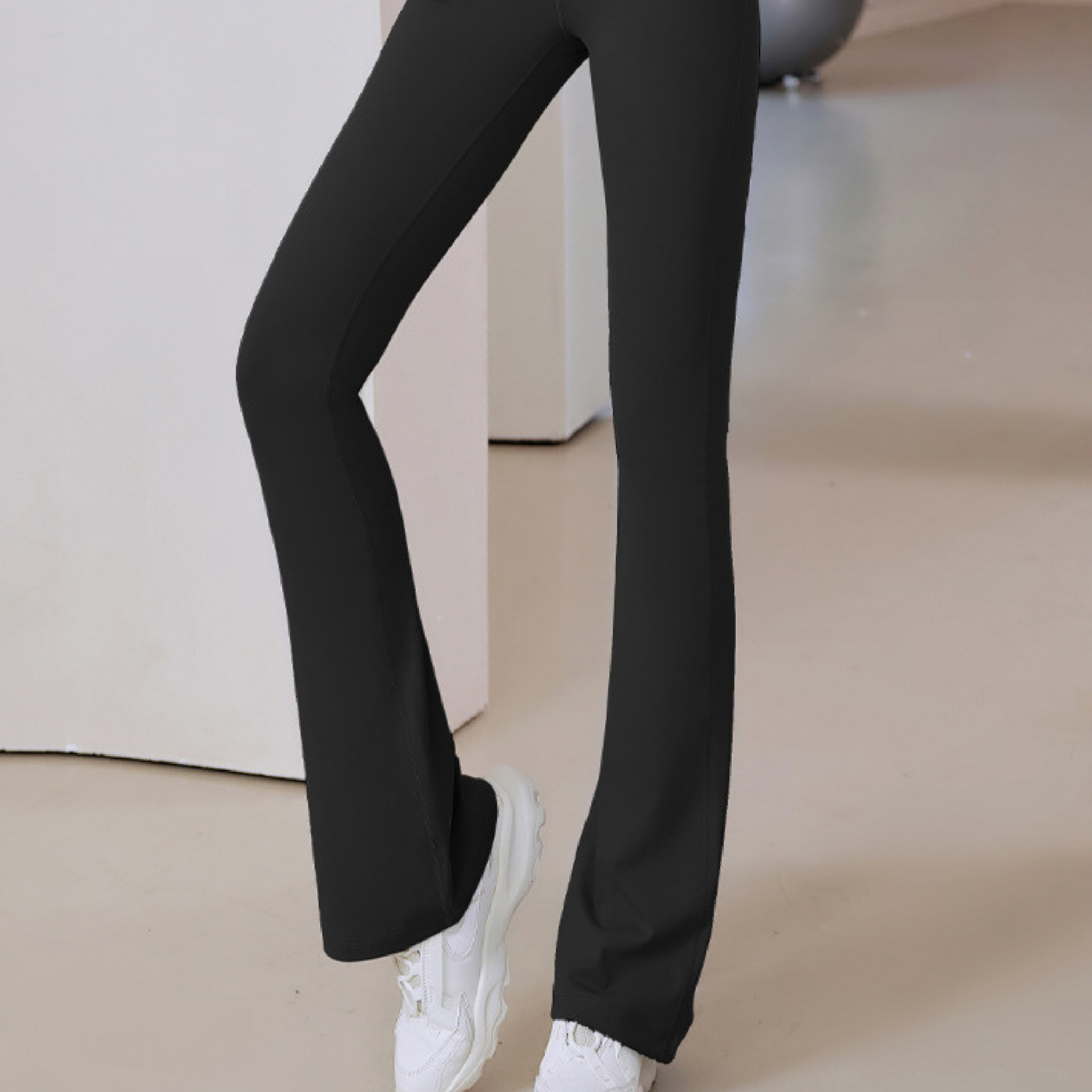 ベーシックフレアパンツ S~3XL