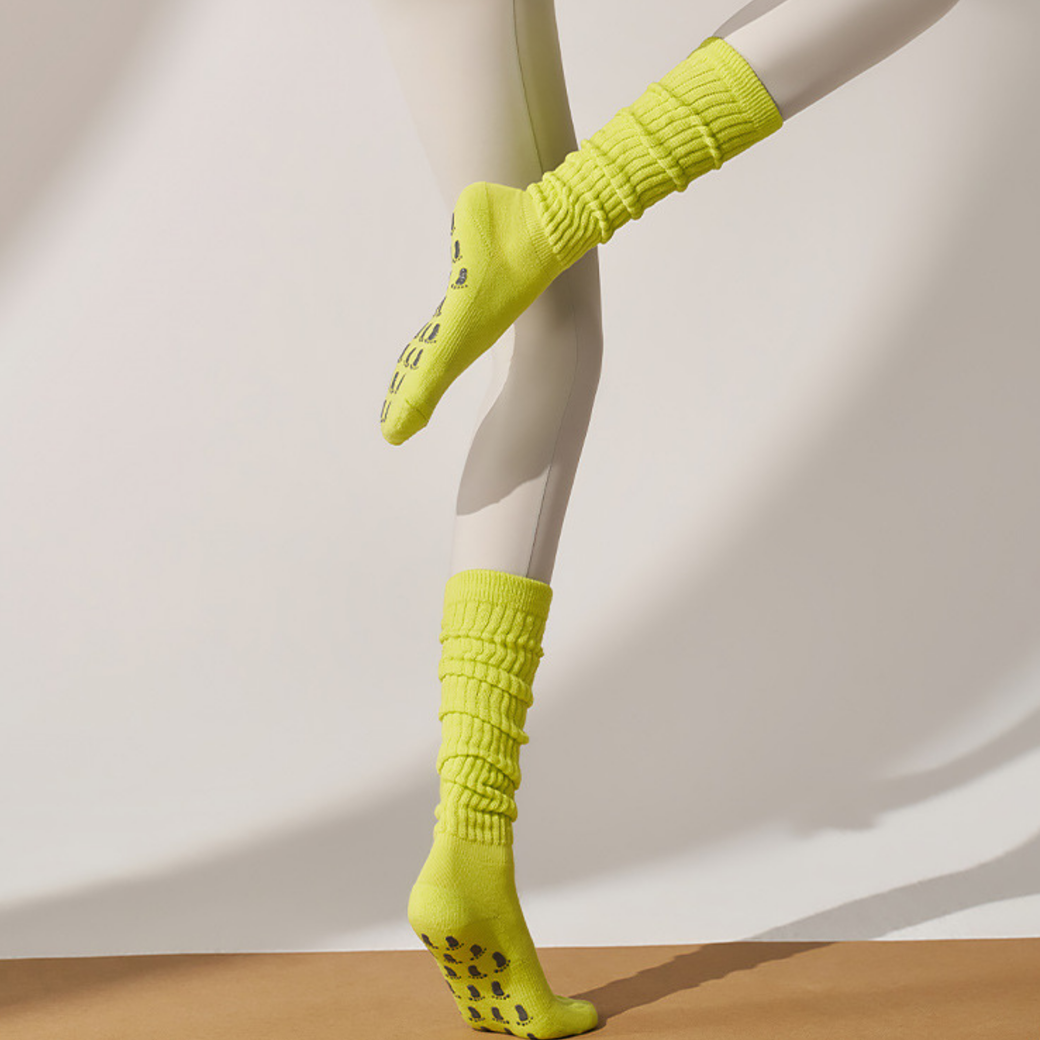 滑り止め付き ロングソックス