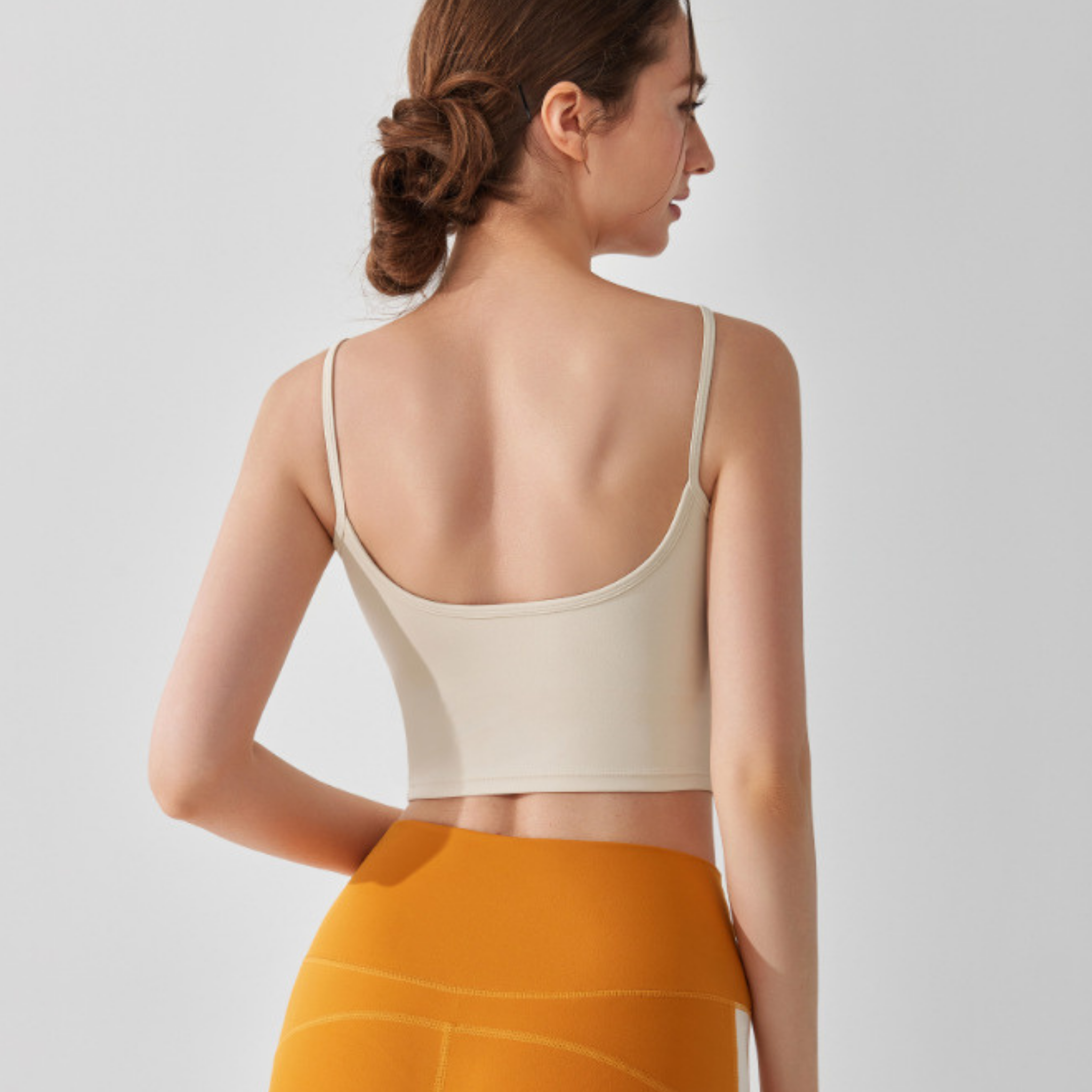 ワンポイントチェーン Uバック スポーツブラ