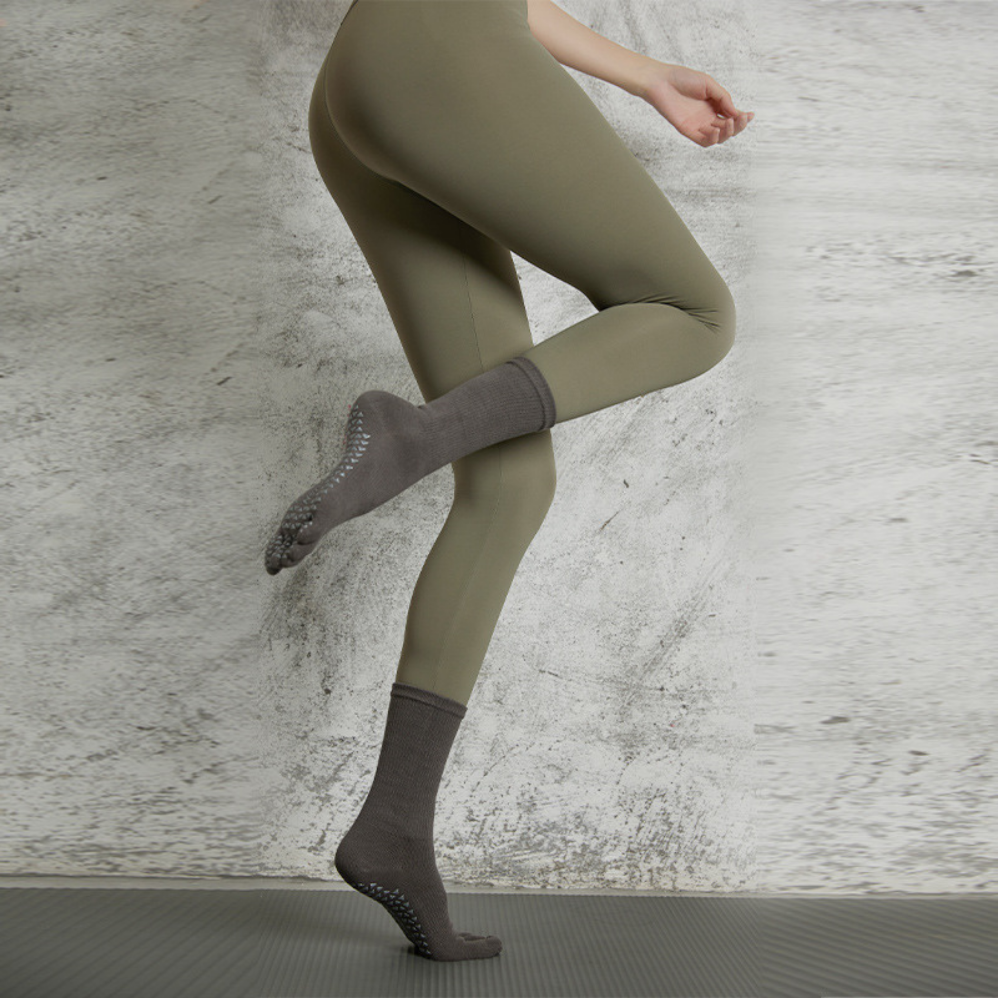 5本指 クルー丈ソックス