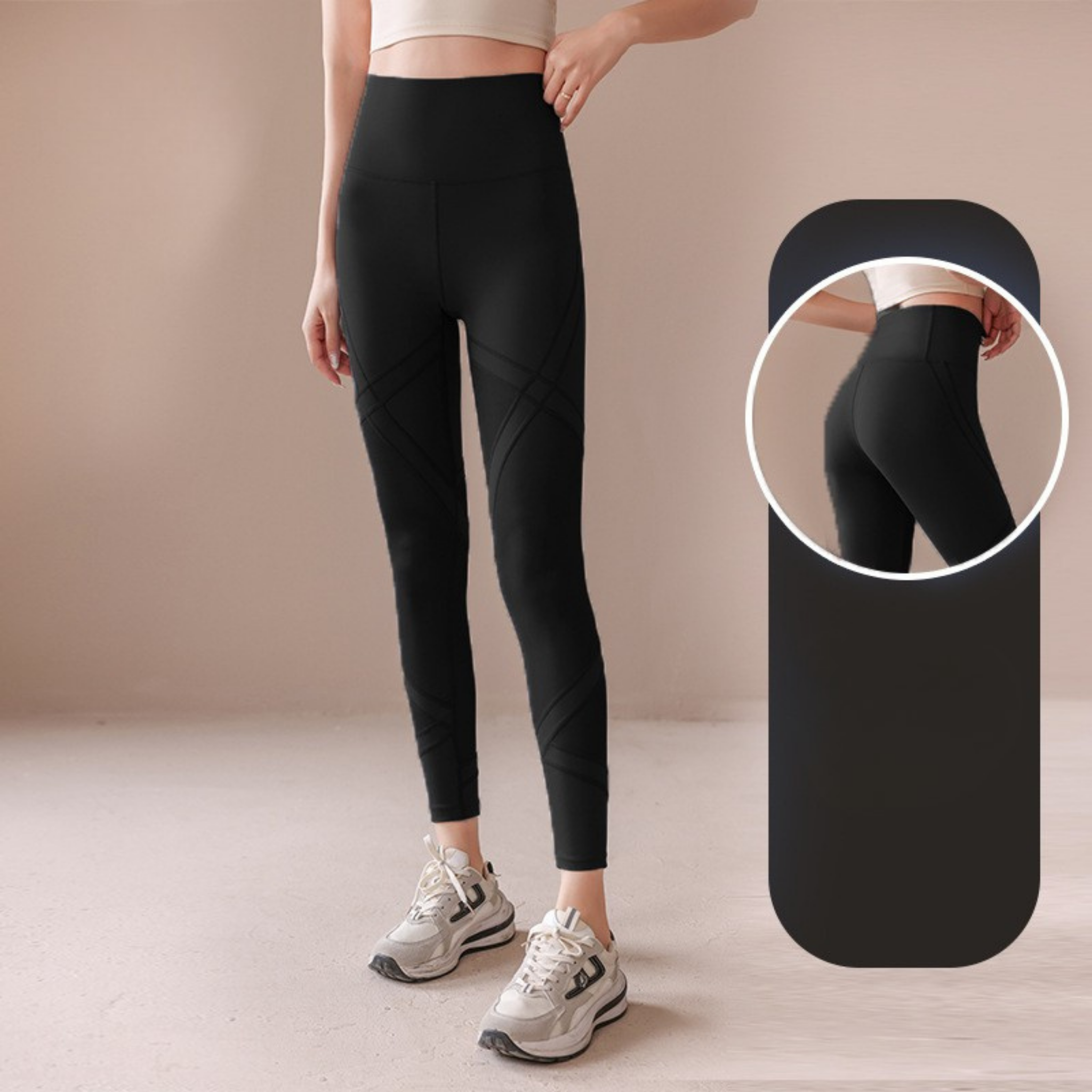 メッシュクロス レギンス