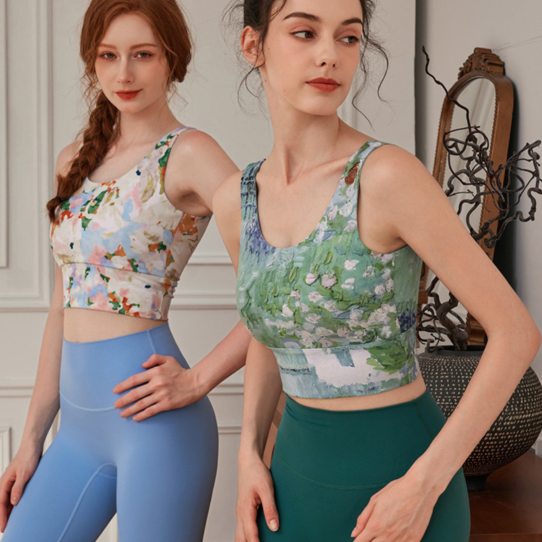 フラワーグラデーションブラトップ セットアップ