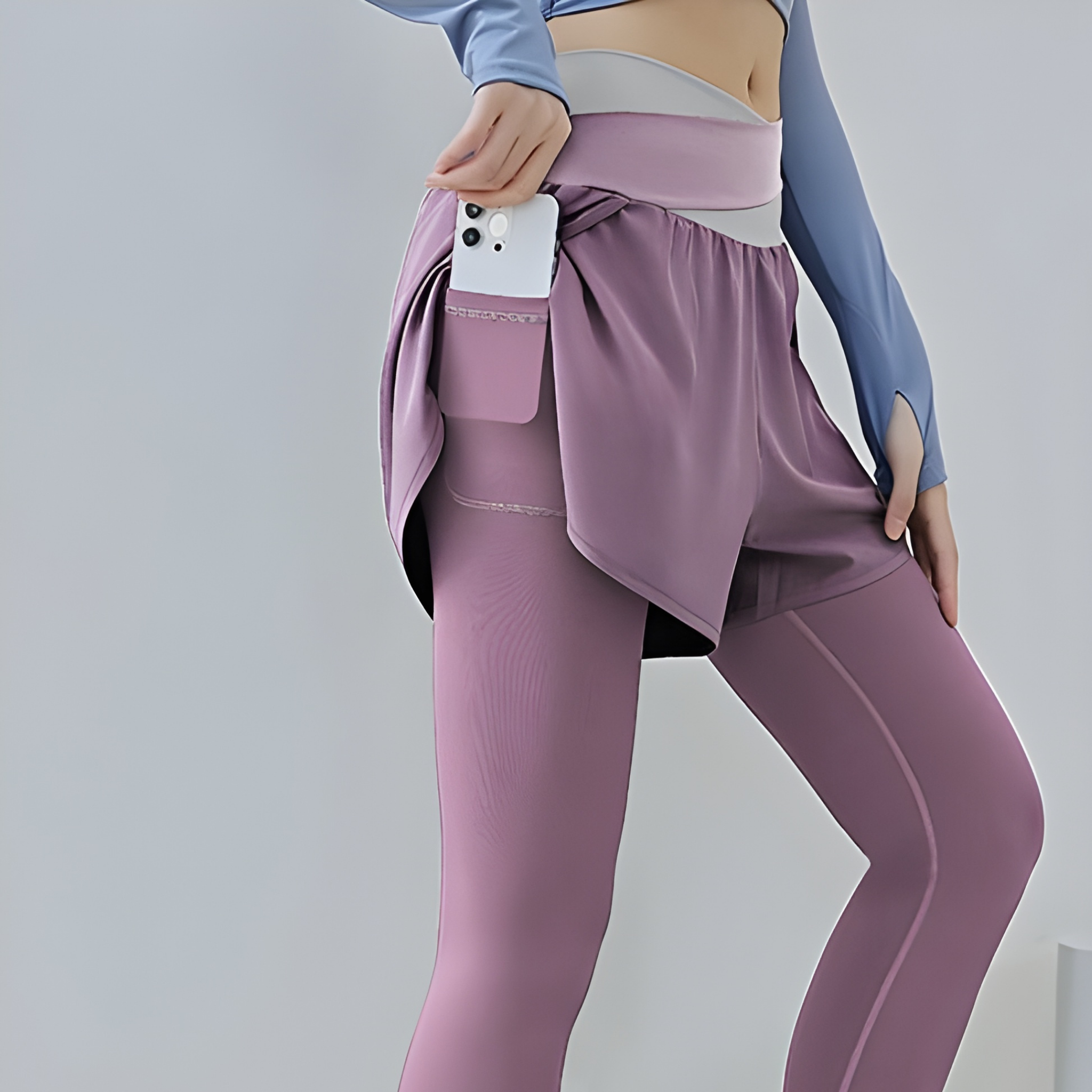 シャープライン ツーピース ハイウエスト レギンス