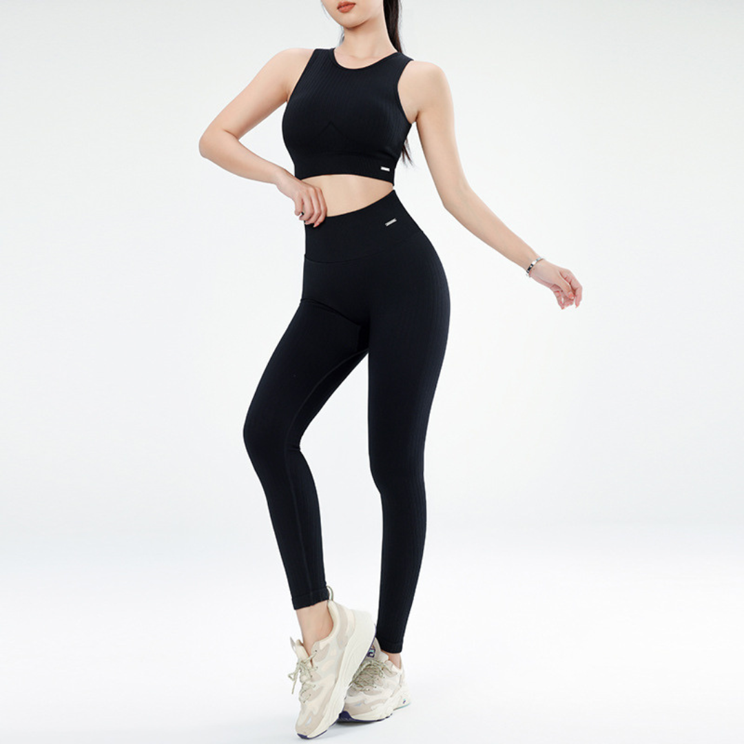 バックフルカバーブラトップ&スリムレギンス セットアップ