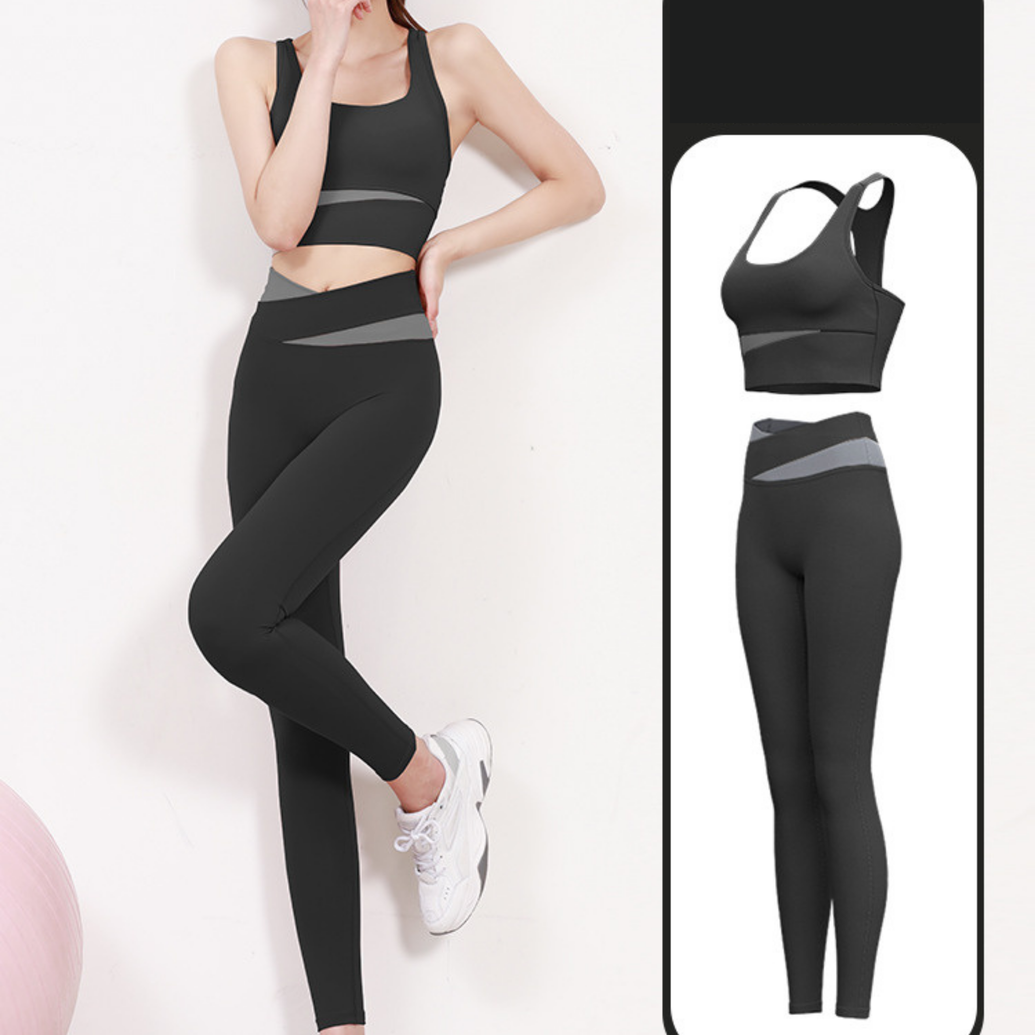 シャープライン ブラトップ&レギンス セットアップ