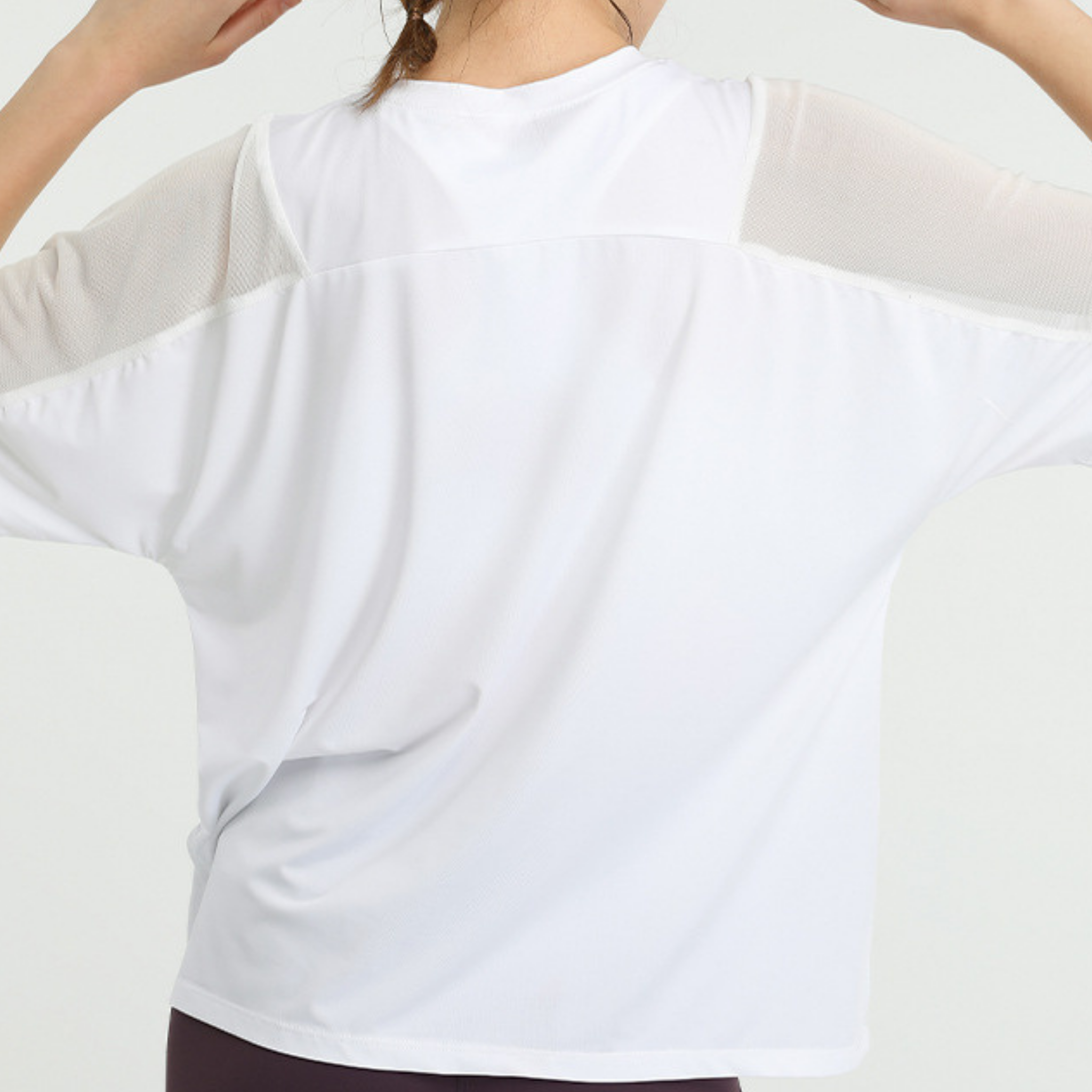 ショルダーメッシュシャツ