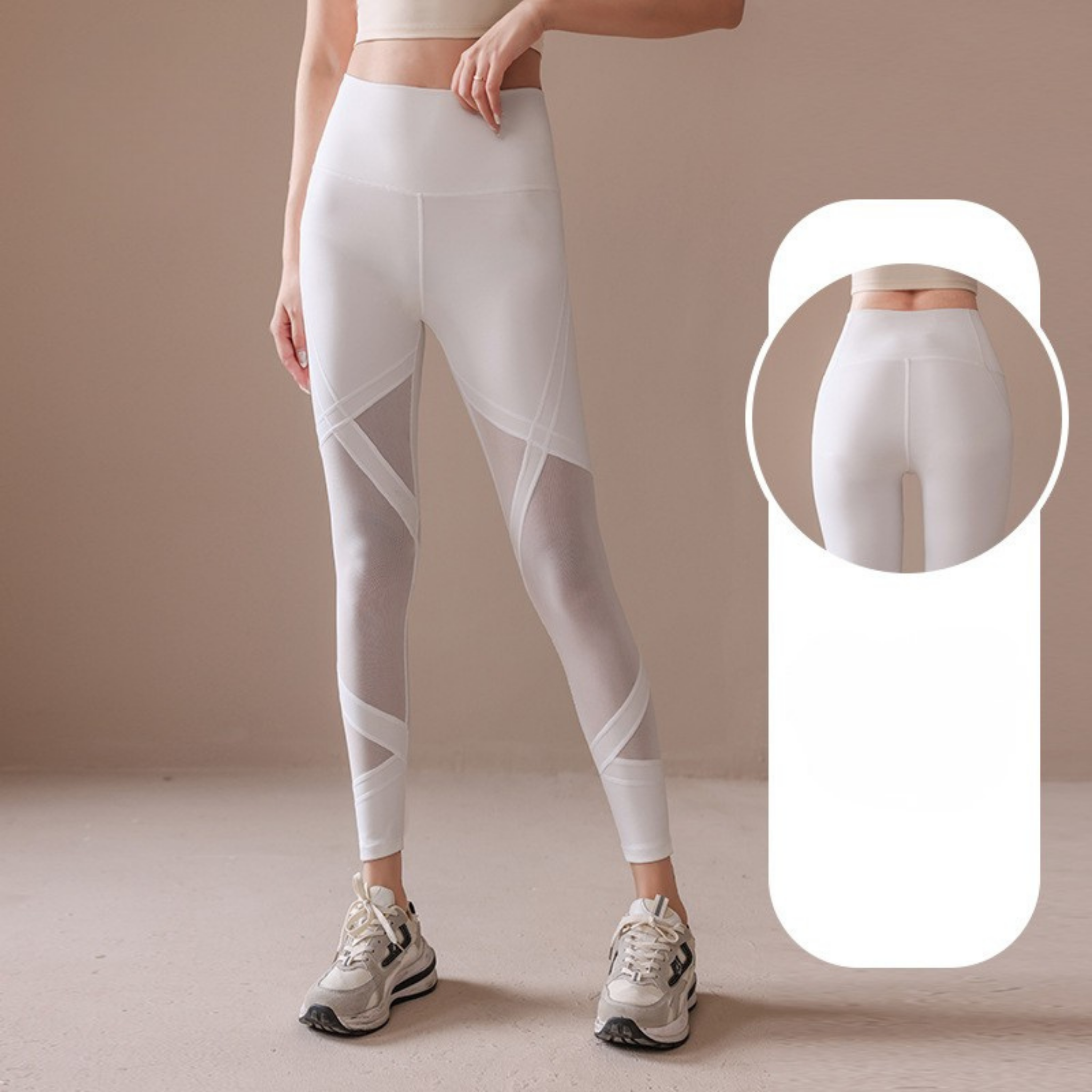 メッシュクロス レギンス