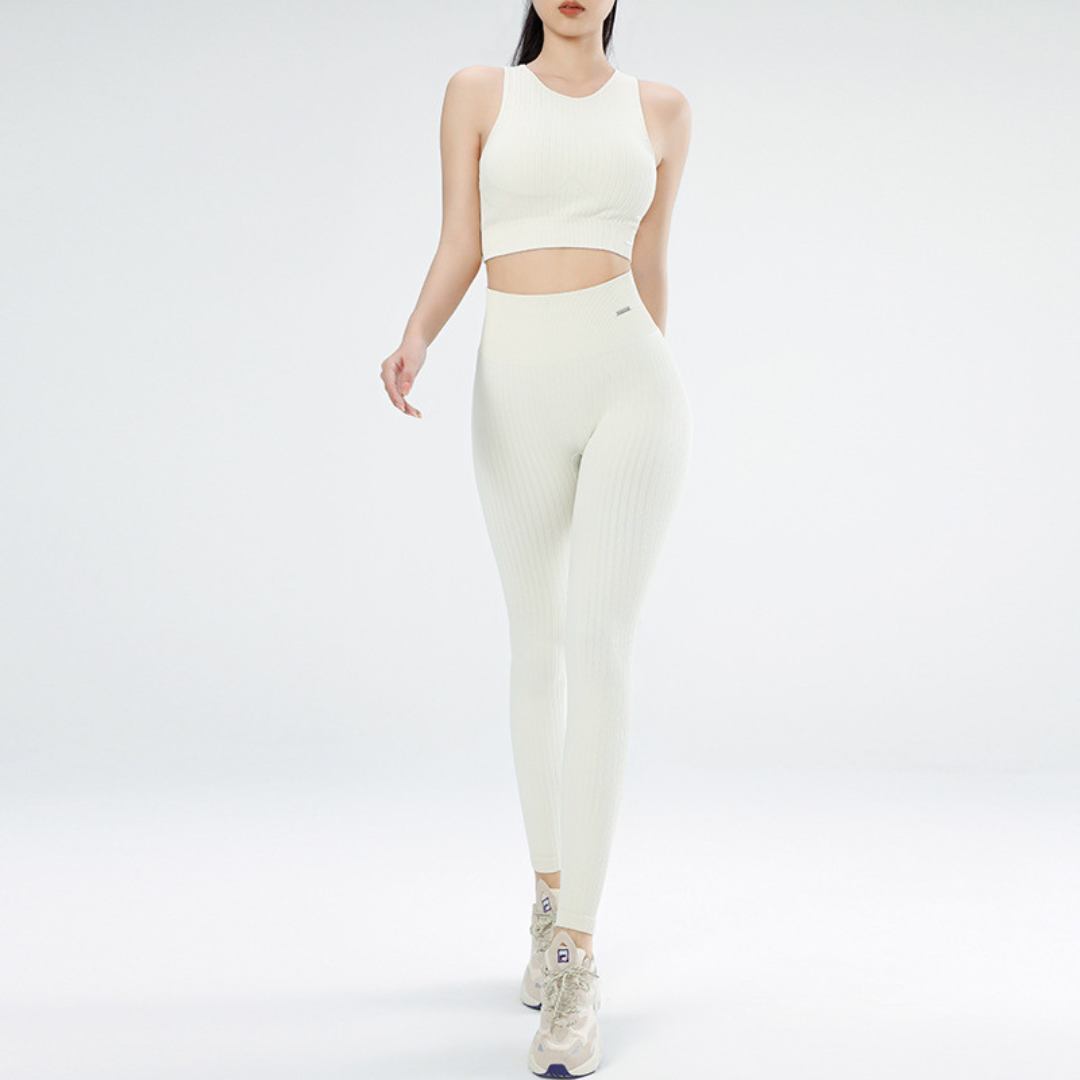 バックフルカバーブラトップ&スリムレギンス セットアップ