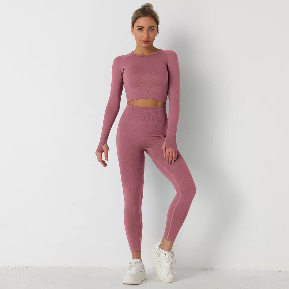 ベーシックフィット 長袖パンツセットアップ
