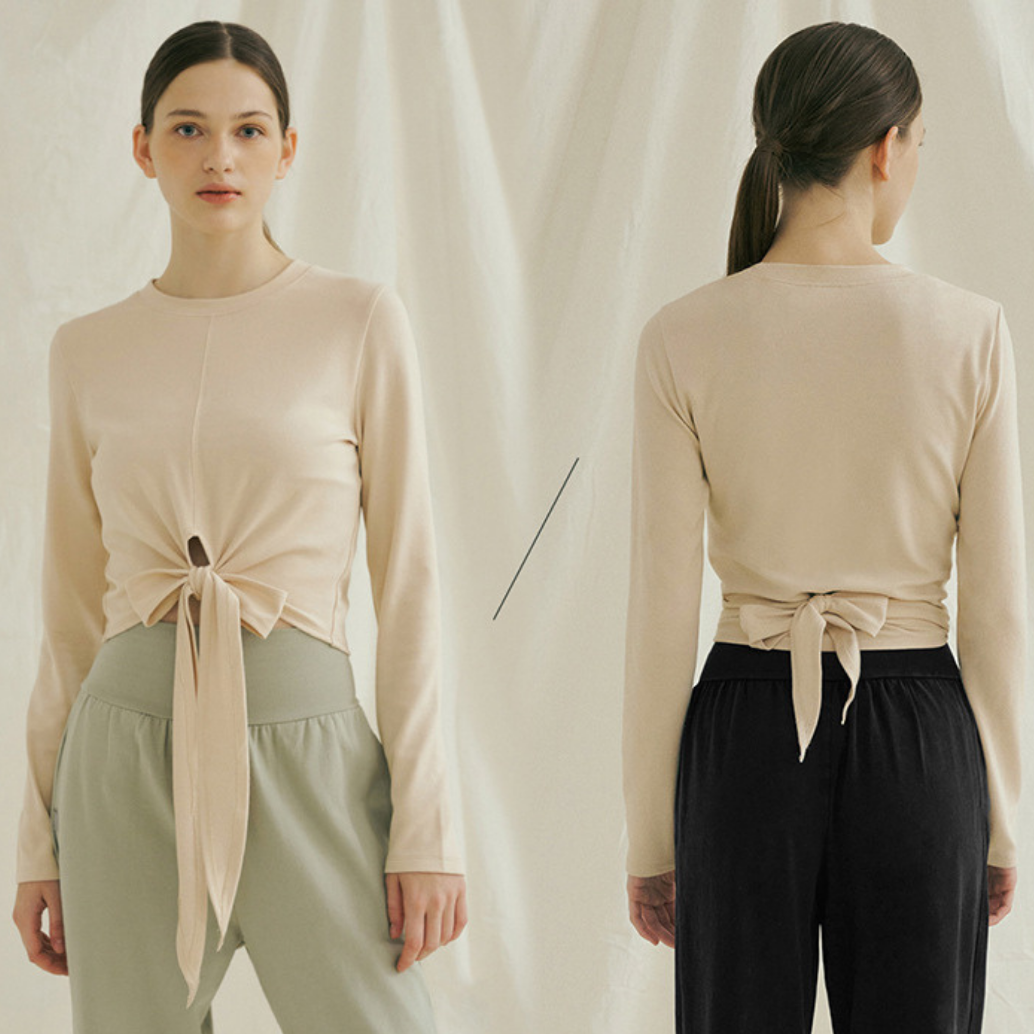 リボンアレンジトップス