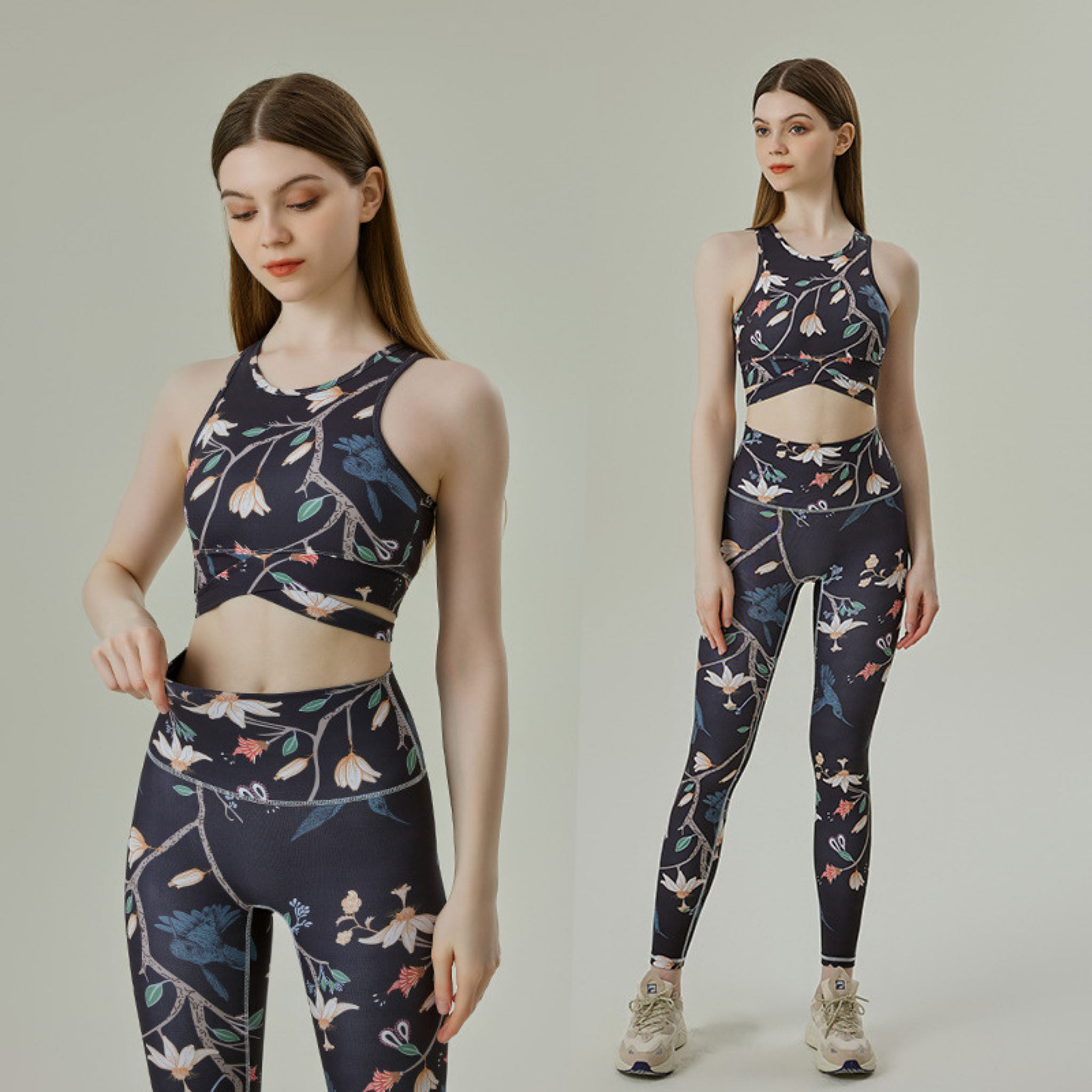 5pattern スポーツブラ&レギンスセット