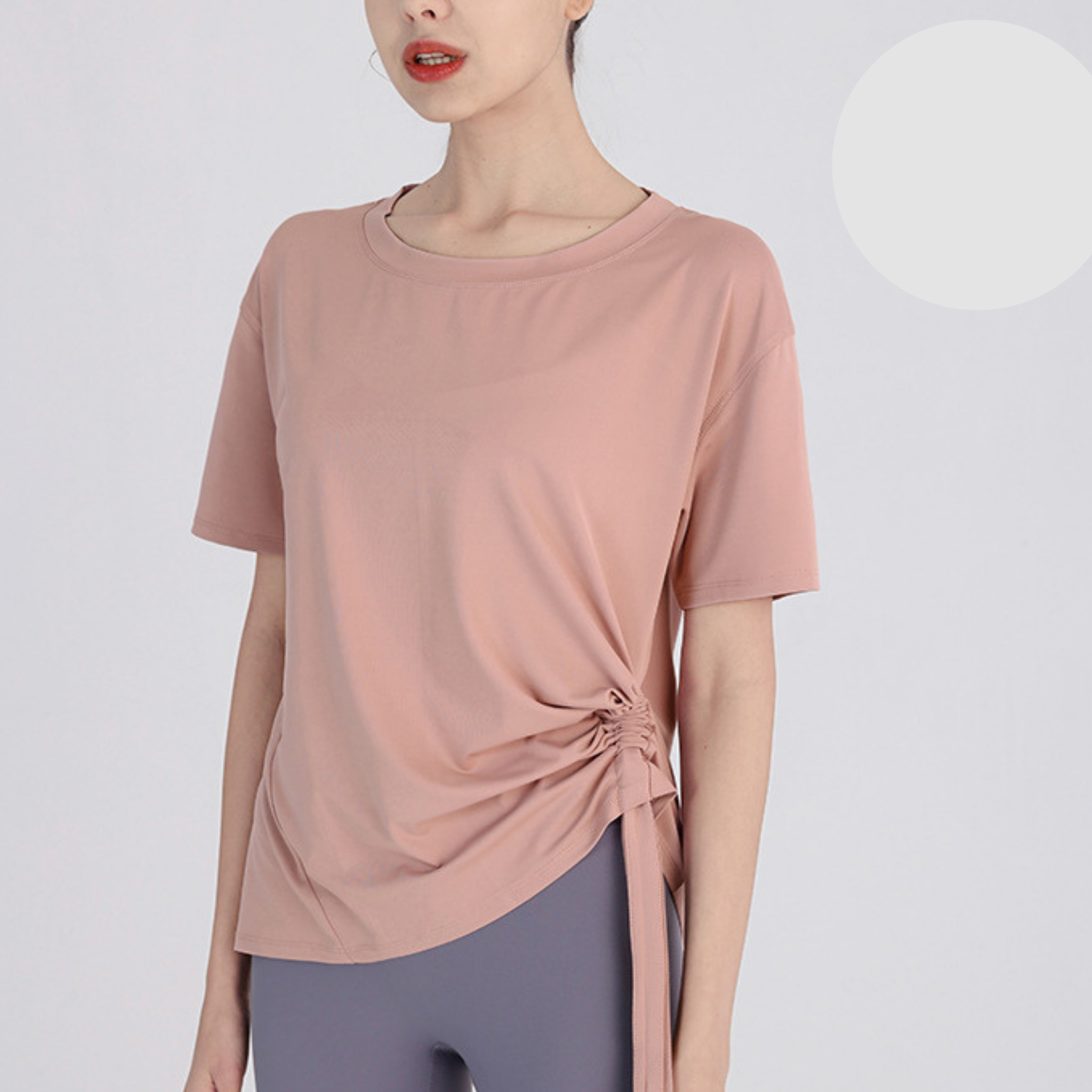 ドローストリング リラックスフィット Tシャツ