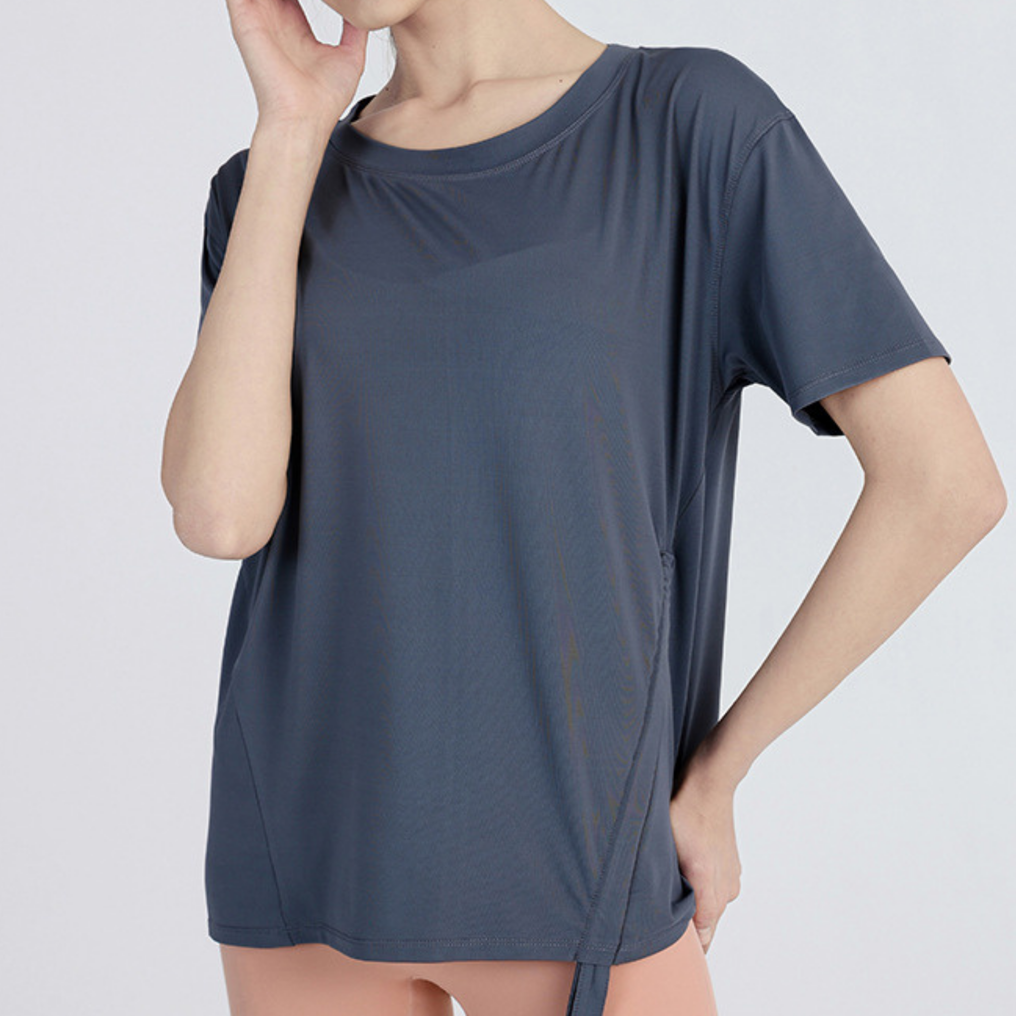 ドローストリング リラックスフィット Tシャツ