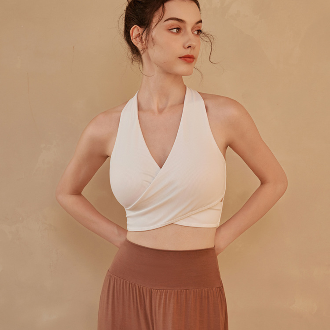 フロントクロスブラトップ&ワイドパンツ セットアップ