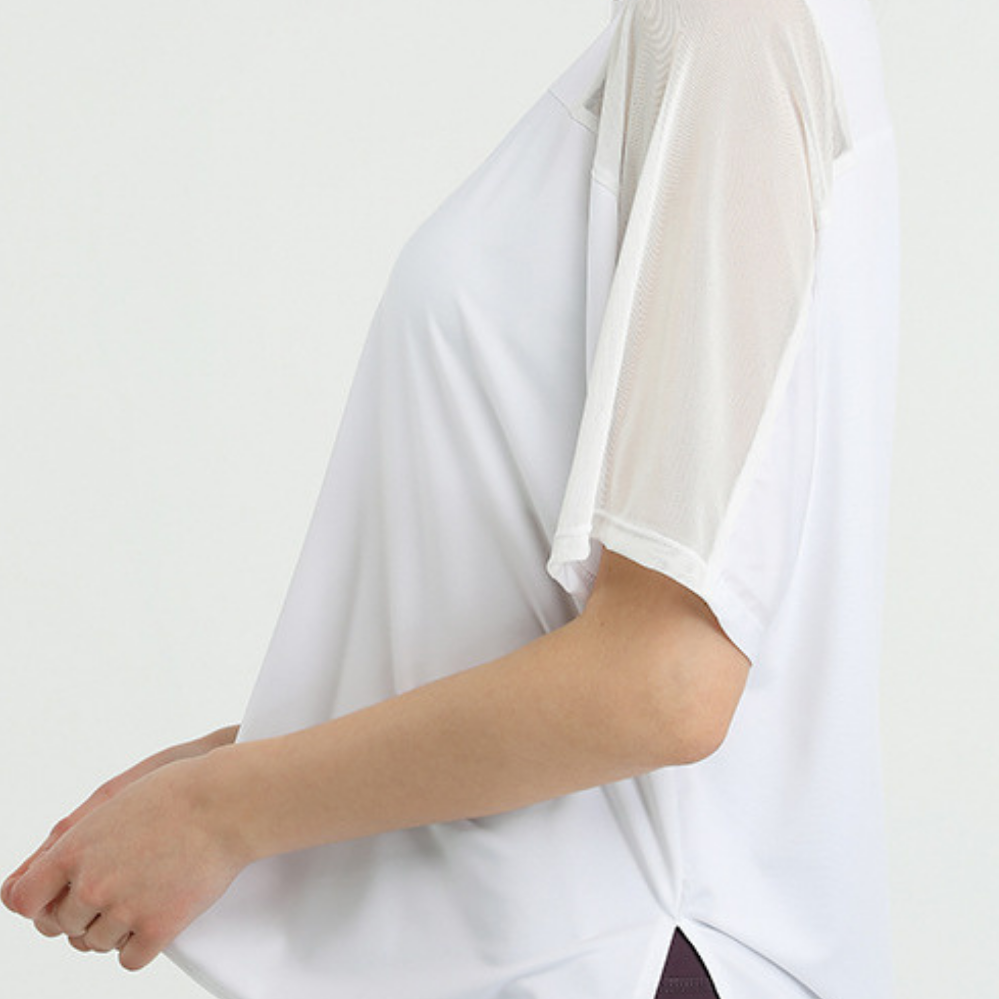 ショルダーメッシュシャツ