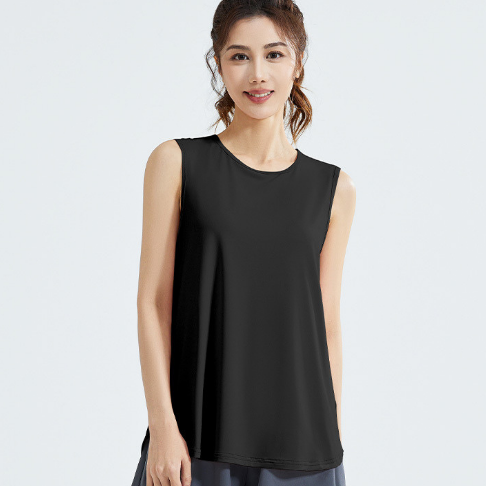 ロング メッシュ タンクトップ