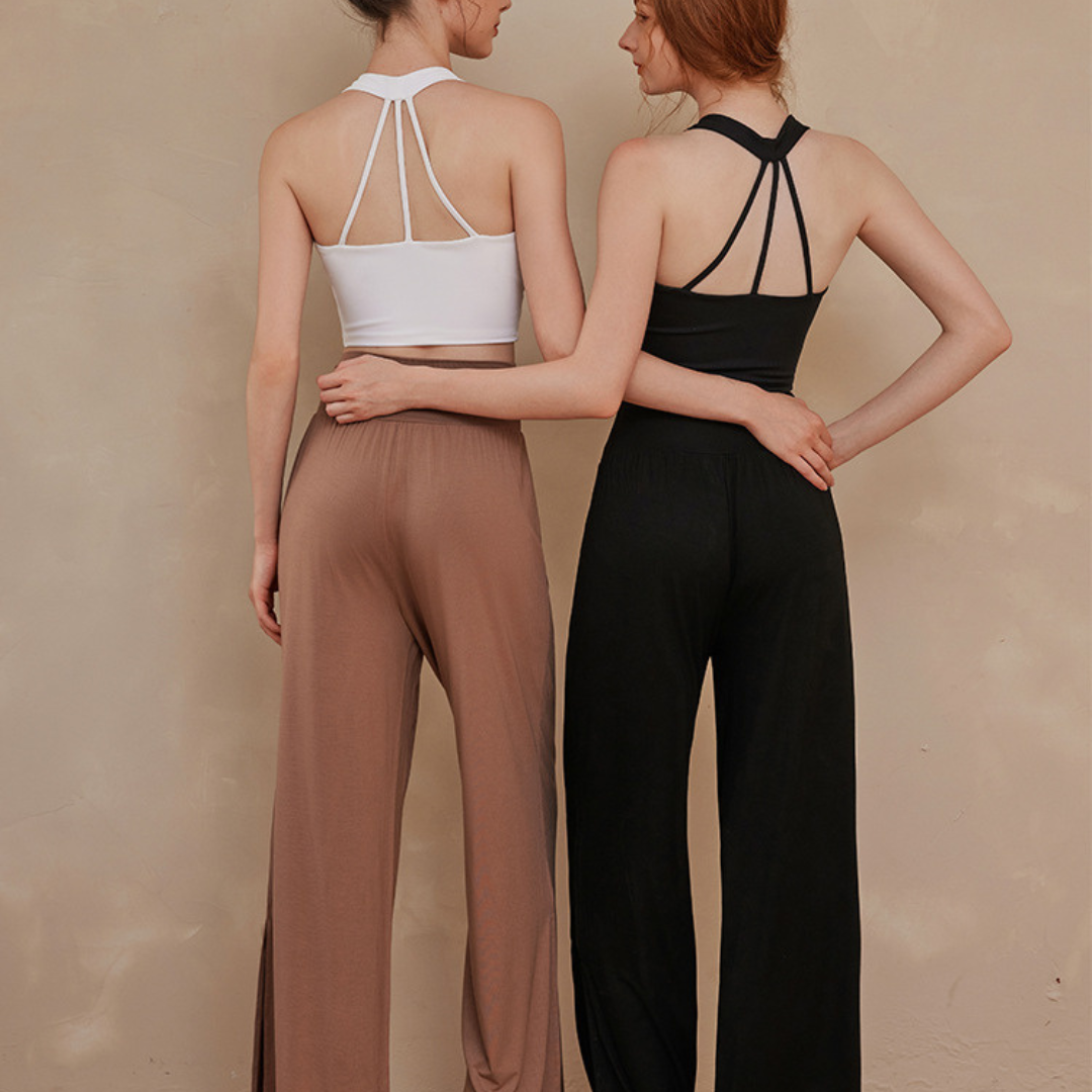 フロントクロスブラトップ&ワイドパンツ セットアップ