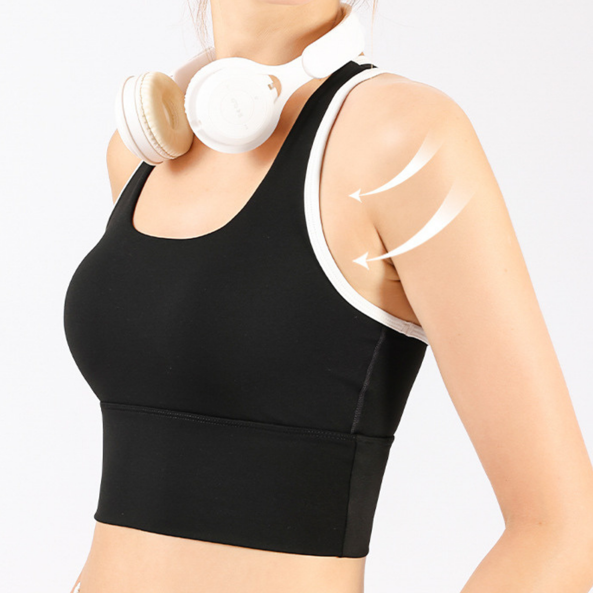 ハイホールド I 字バック スポーツブラ