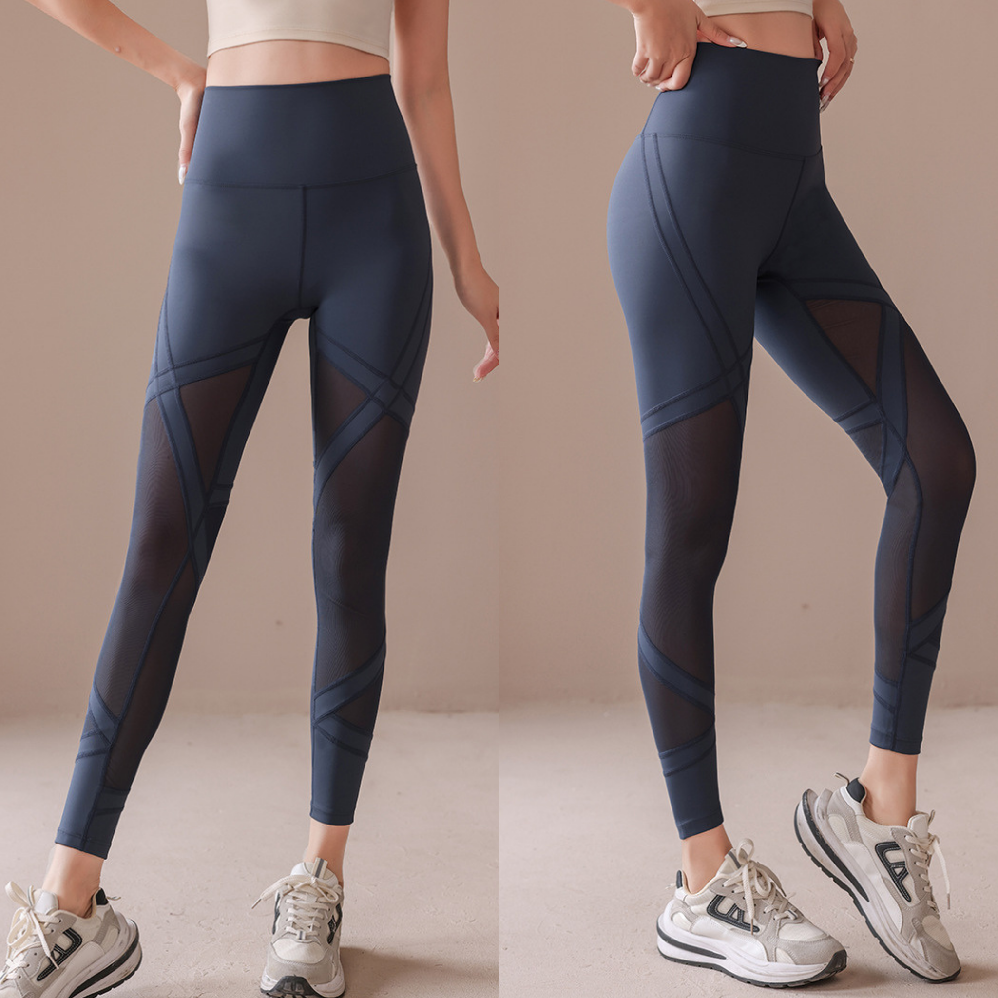 メッシュクロス レギンス