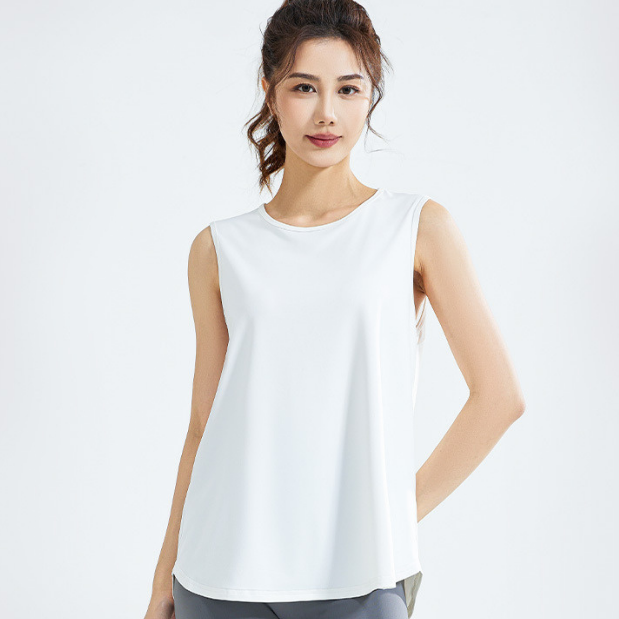 ロング メッシュ タンクトップ