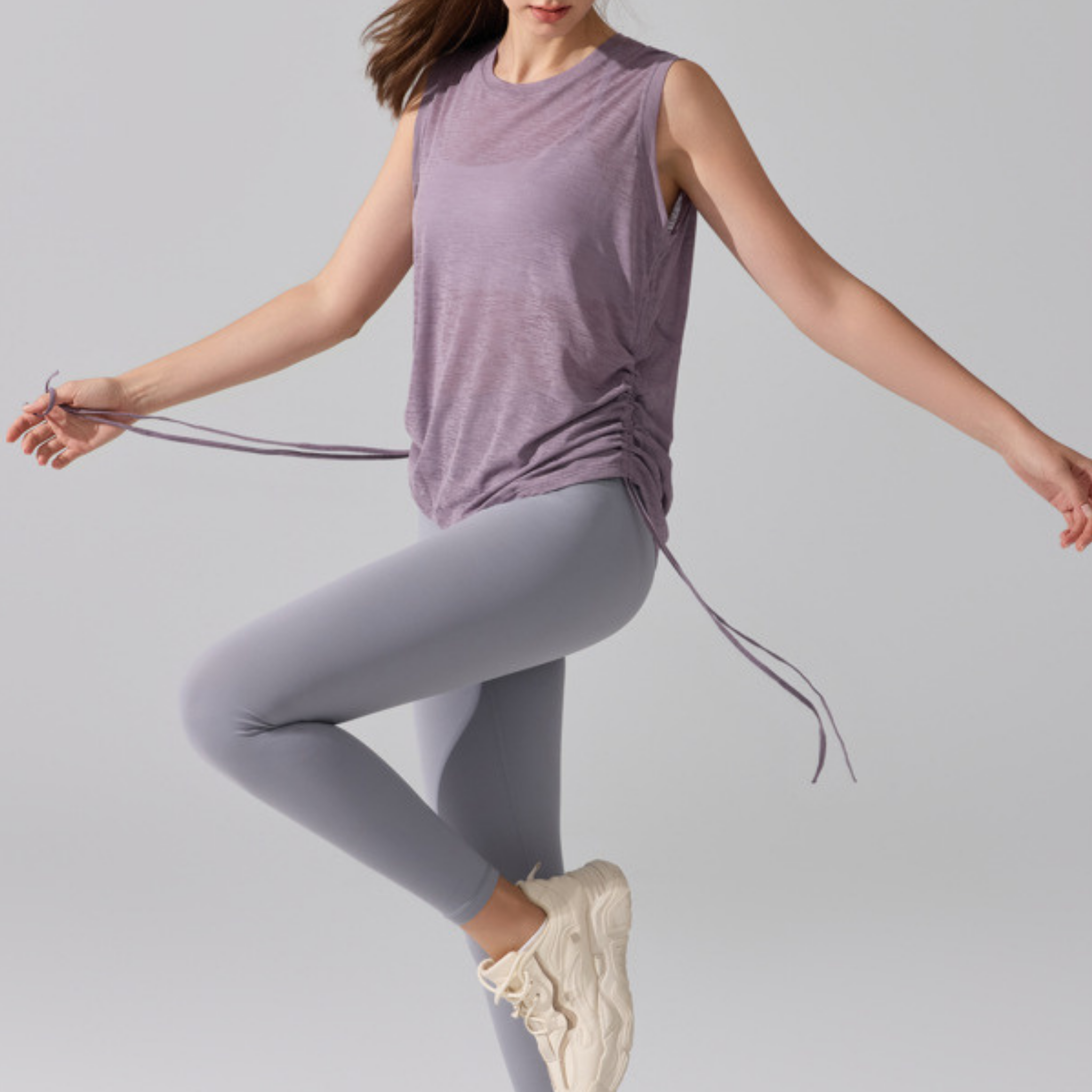 ドローストリング ノースリーブ