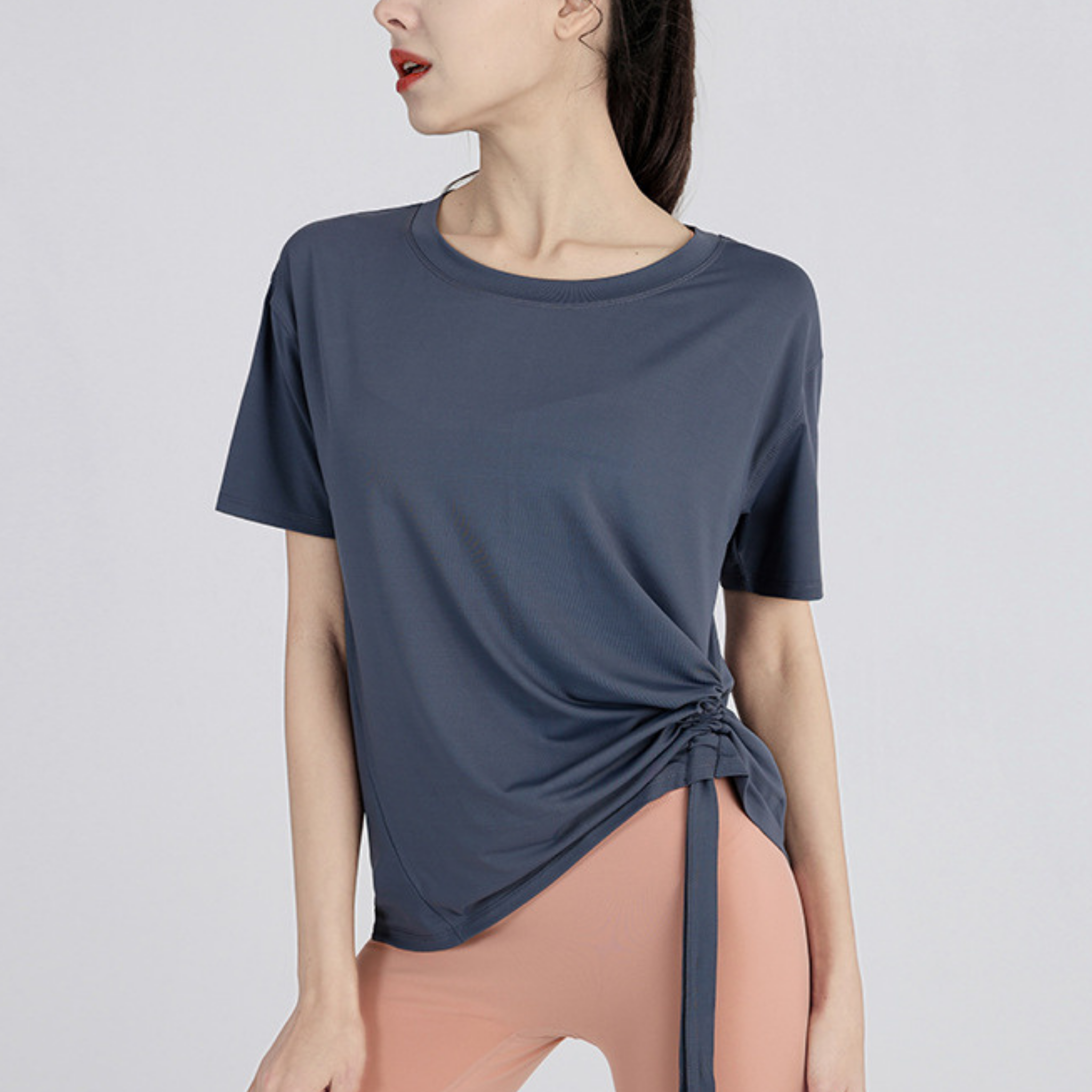 ドローストリング リラックスフィット Tシャツ