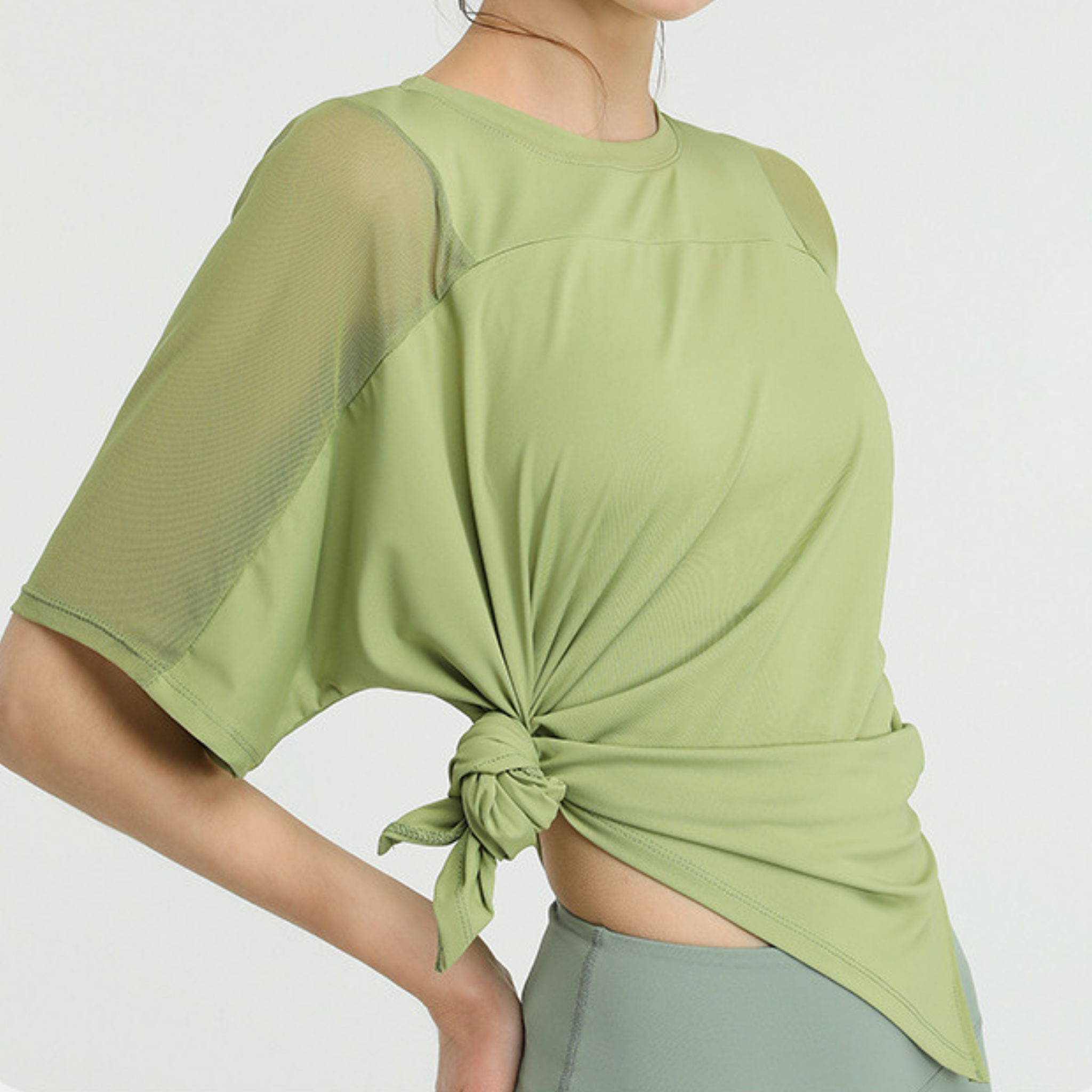 ショルダーメッシュシャツ