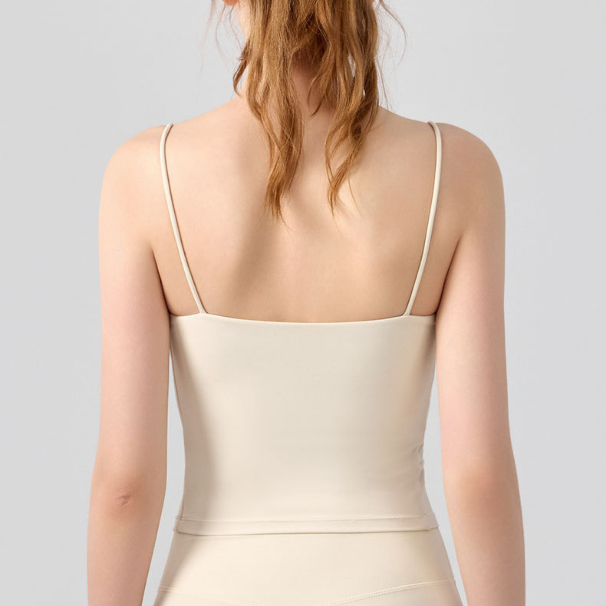 胸パッド付 サスペンダー チューブトップ